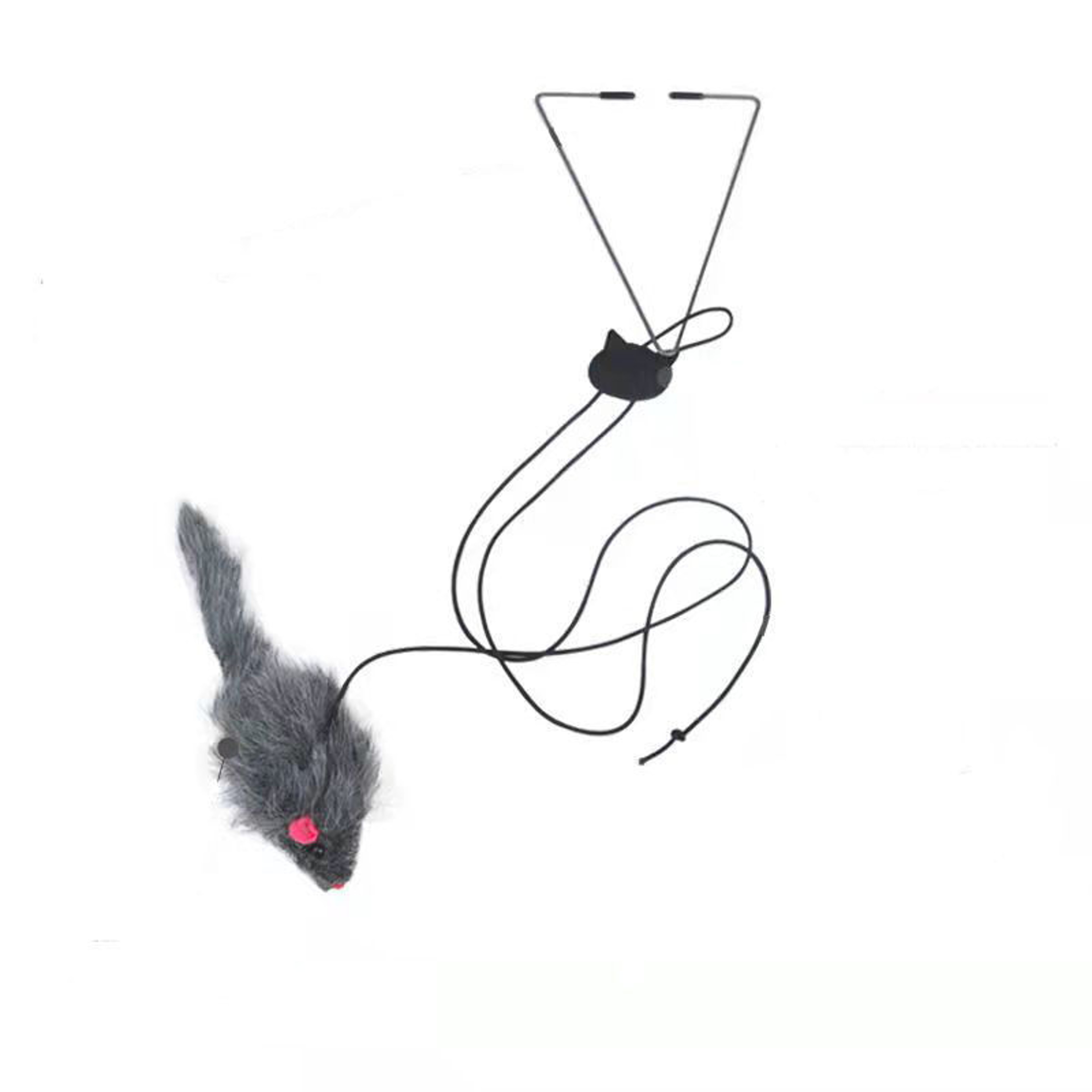 DoorBounce Interactive Cat Door Hanging Toy with Elastic Mouse Teaser – view 7