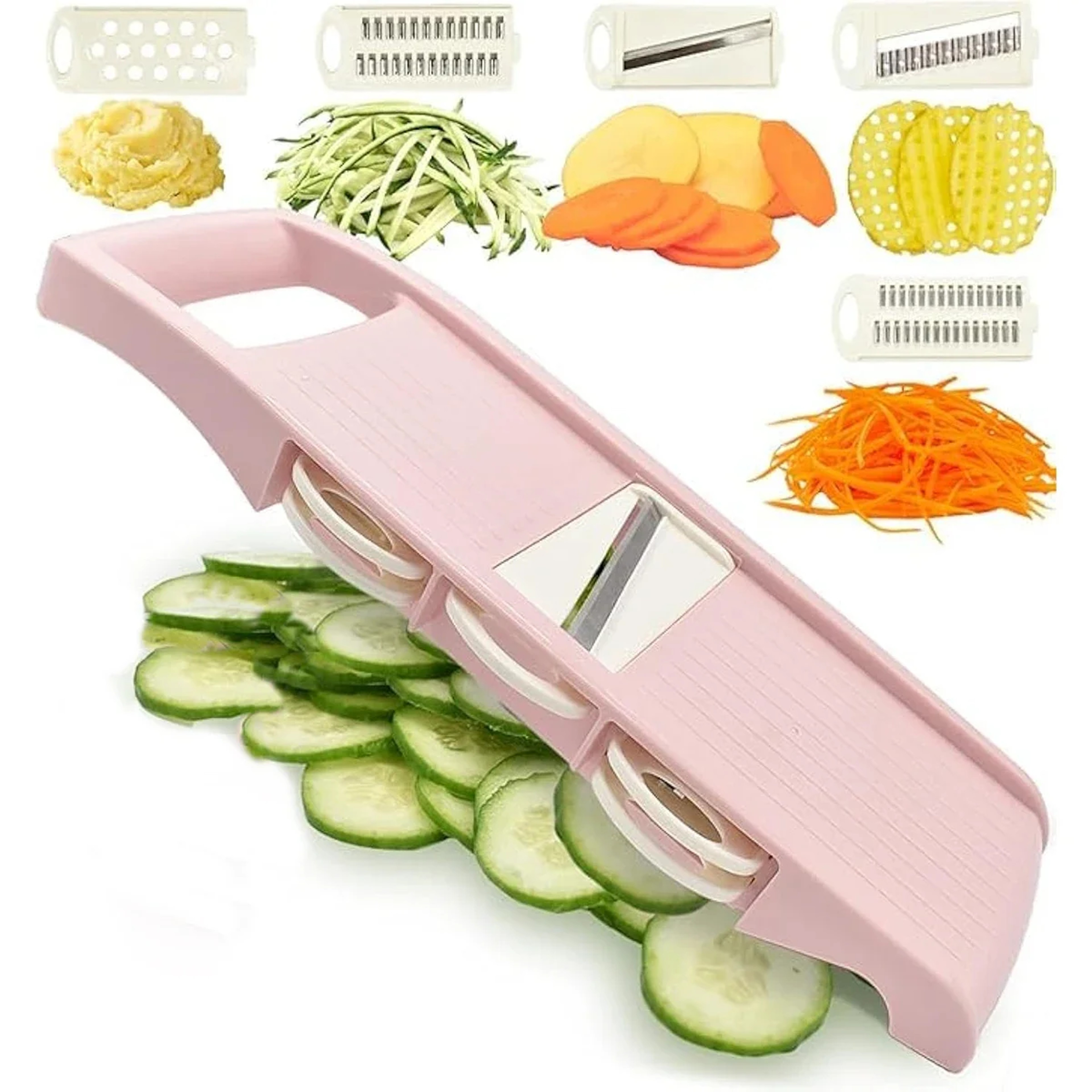 Mandoline Slicer With Multi Blade Vegetable  Potato Cutter 0