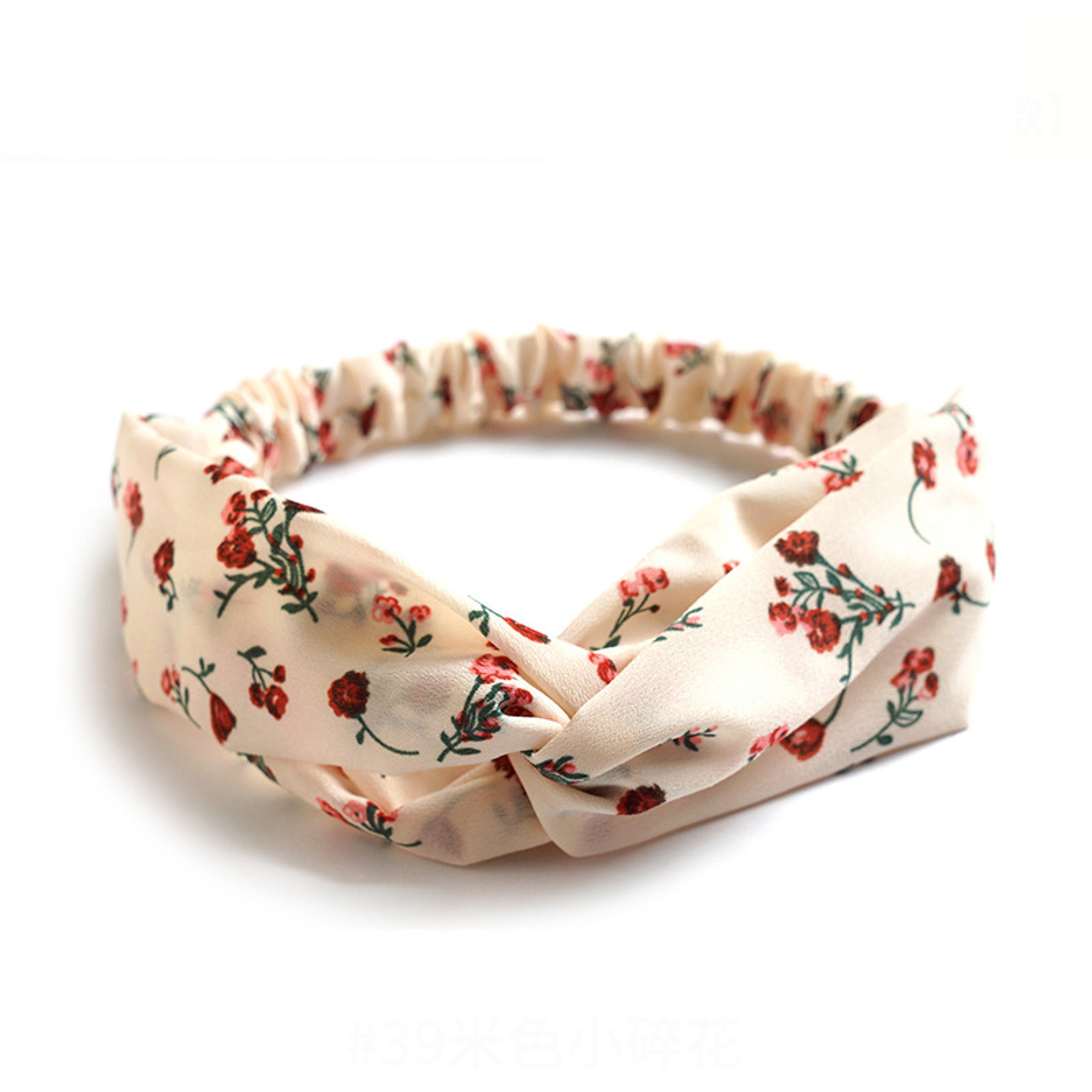 Boho Twist Turban Headband for Women Vintage Printed Summer Hair Band – view 15