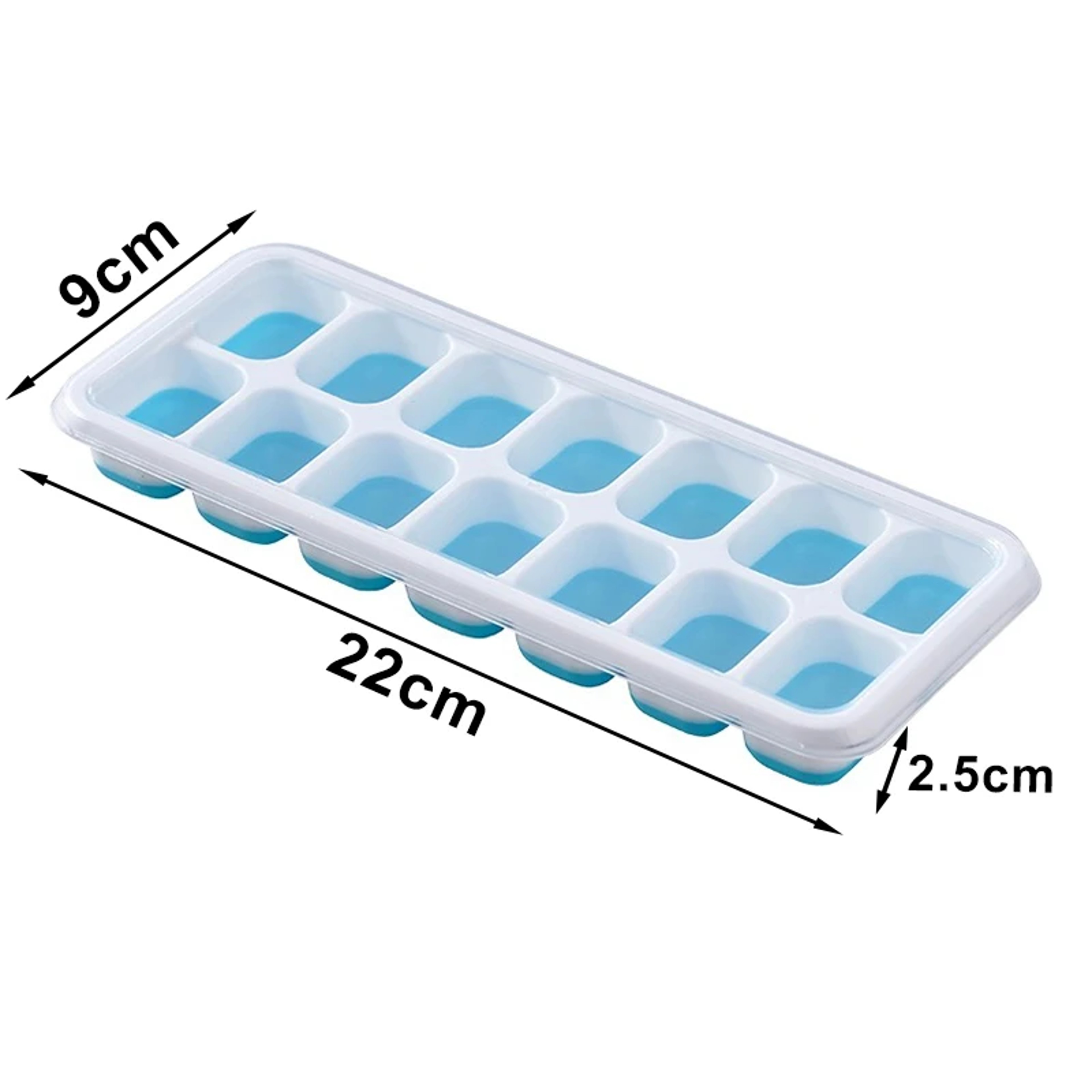 Easy Release Silicone Ice Cube Tray With Lid Cube Ice Cube Tray For Cocktails  Drinks 5