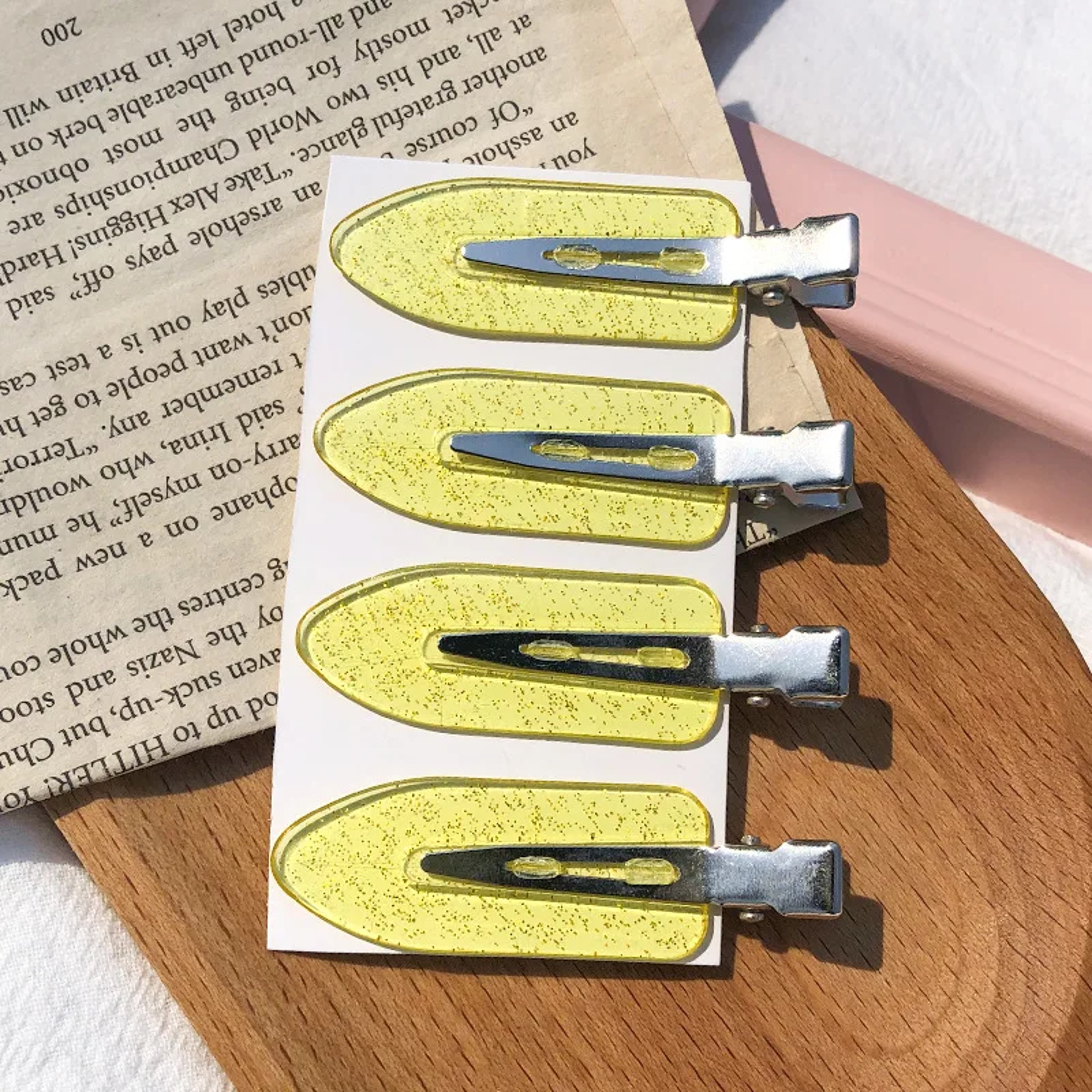 No Bend Seamless Hair Clips For Makeup Styling  Face Washing Hair Pin Set 8