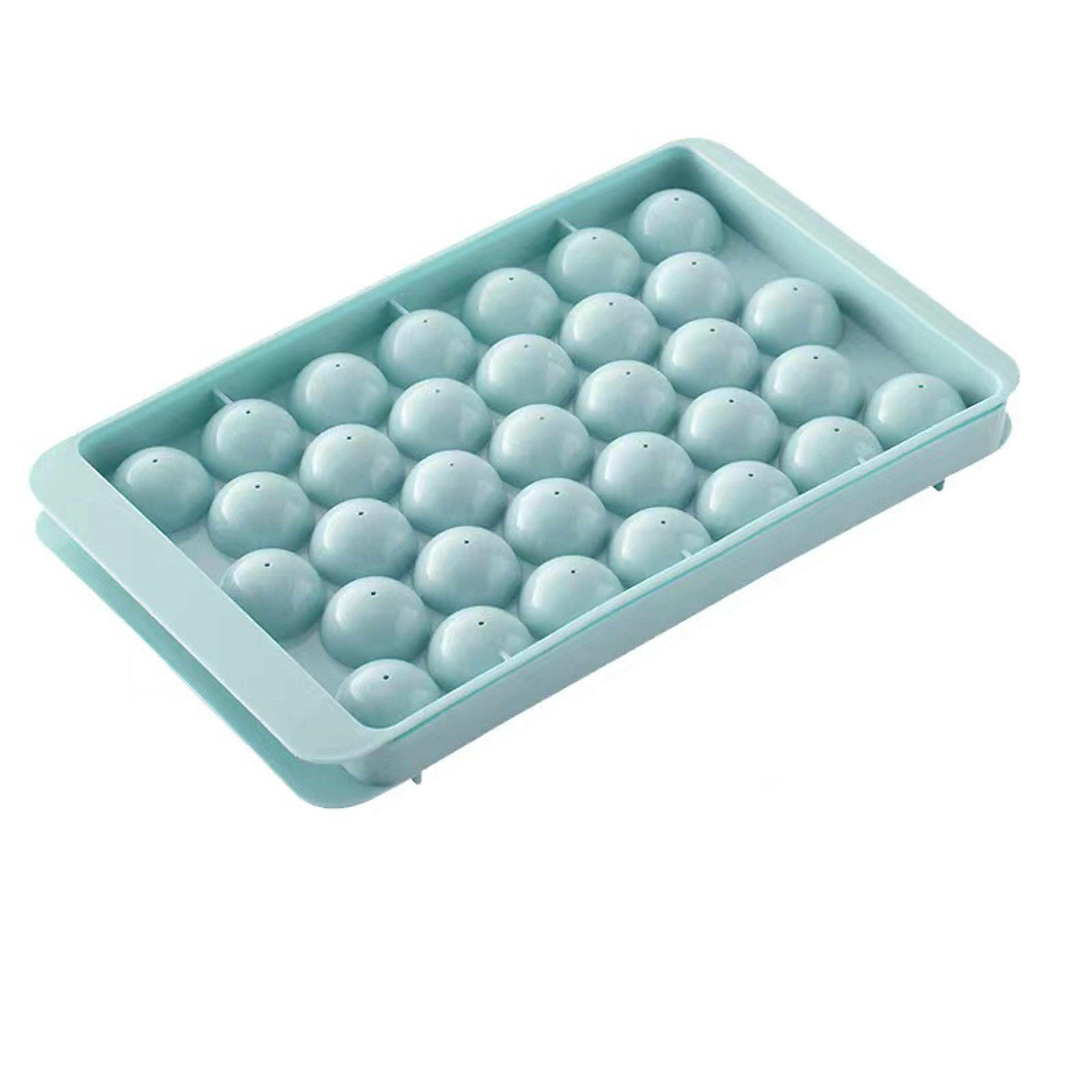 Premium Grid Round Ice Ball Mold & Popsicle Tray Large Capacity Frozen Treat & Whiskey Ice Balls Maker – view 7