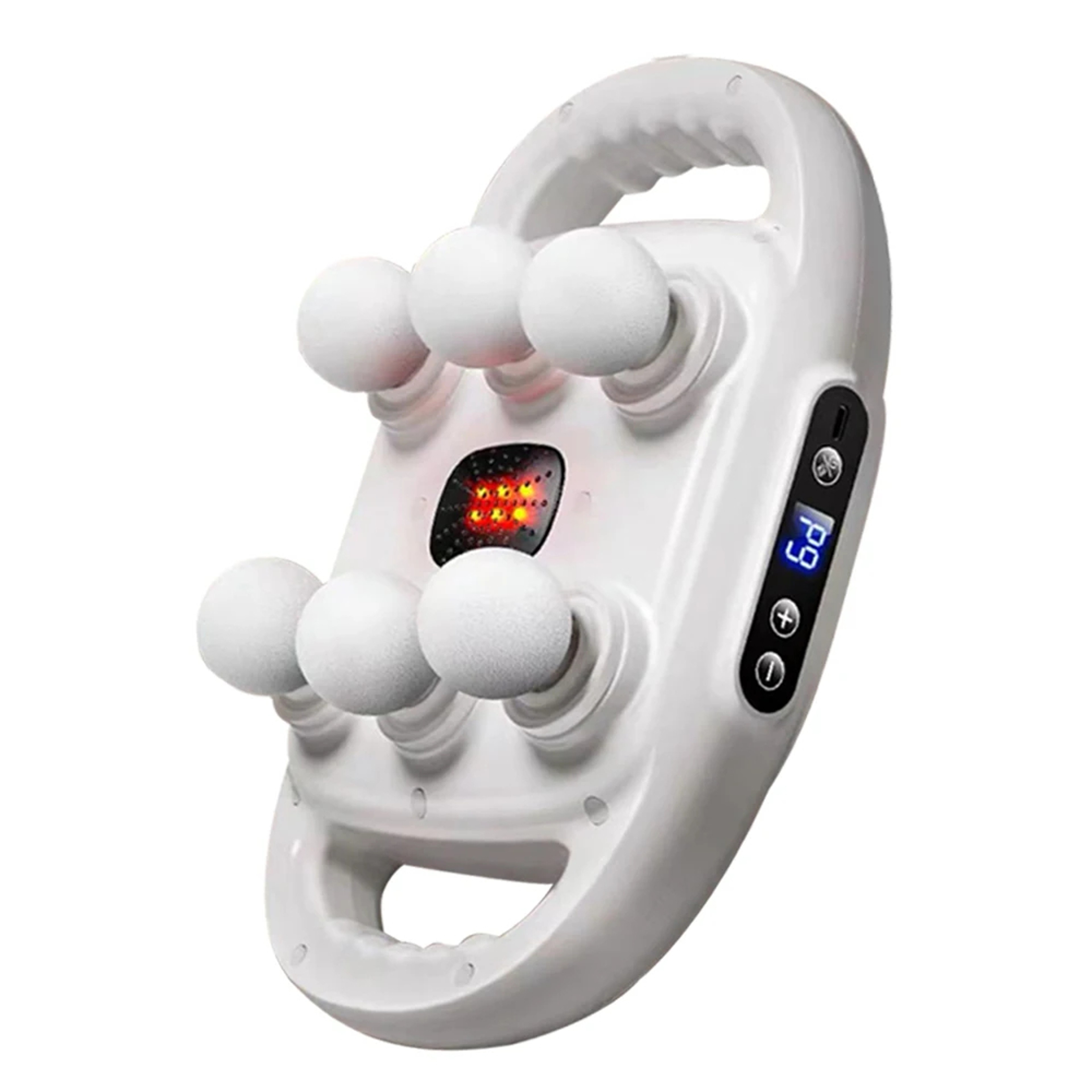 Fascia Gun Muscle Massager Gun High Frequency Back Waist Massage Gun Professional Six Head Body Sho 7