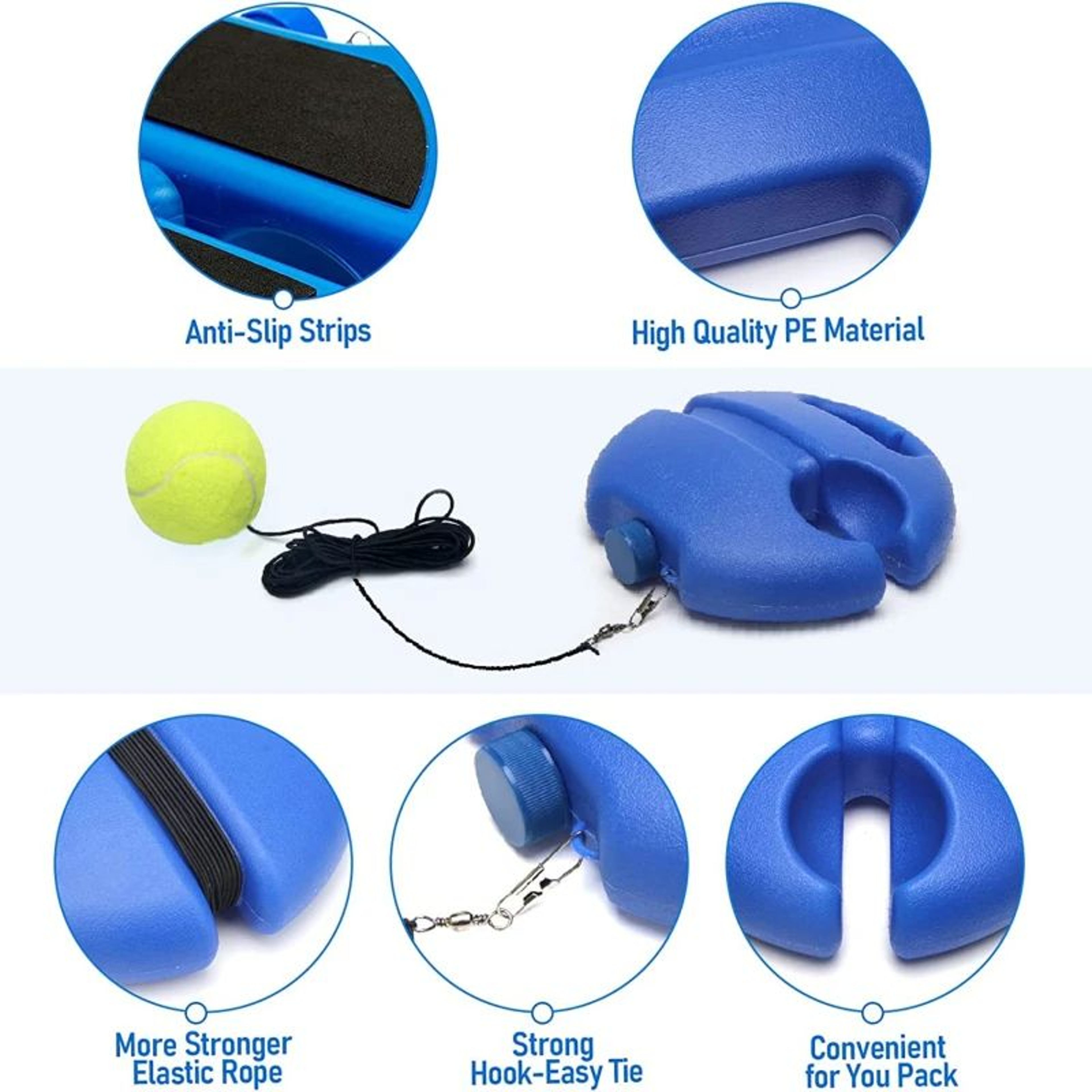 Tennis Training Ball Tennis Trainer Professional Training Tool SelfDrills Rebound Ball Indoor Tenni 5