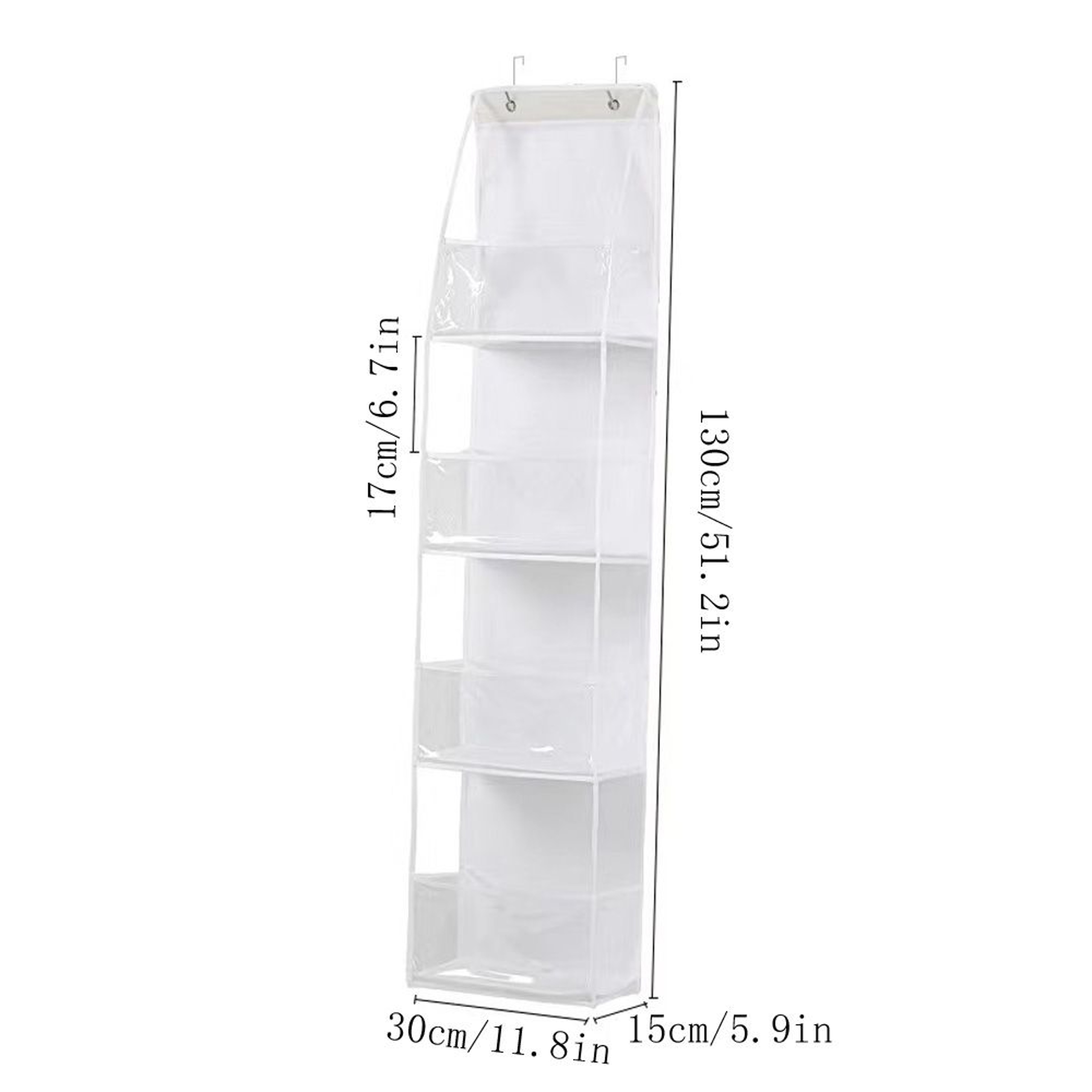 Versatile Over The Door Hanging Organizer 46 Layer Wall Hanging Storage for Cosmetics Bathroom a