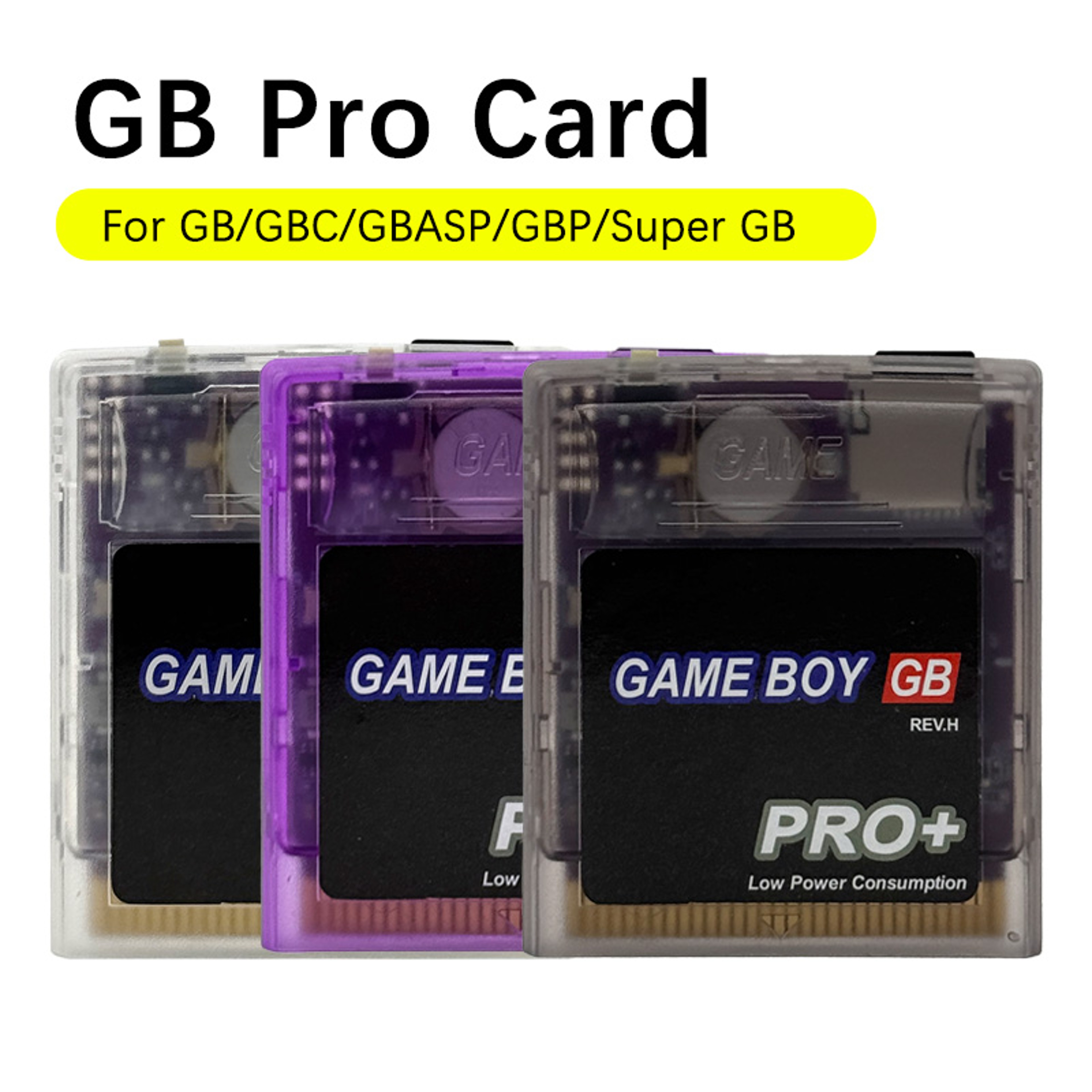 GB Game Card 2000 in 1 Gameboy Card OS V4 with 4GB TF Card for GB/GBC/SP Game Consoles – view 1