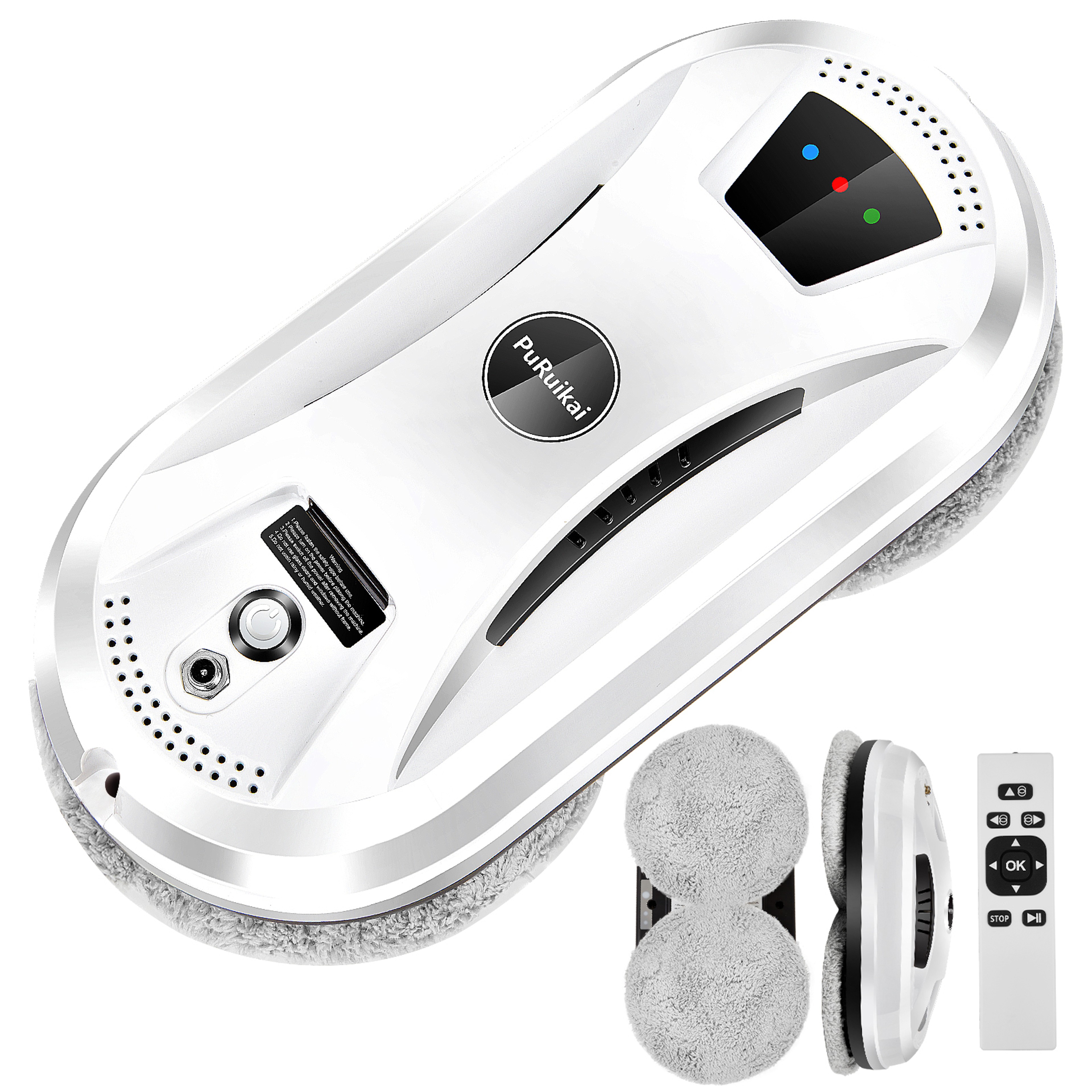 Ultra Thin Window Cleaning Robot Smart Electric Glass Cleaner With Remote Control 0