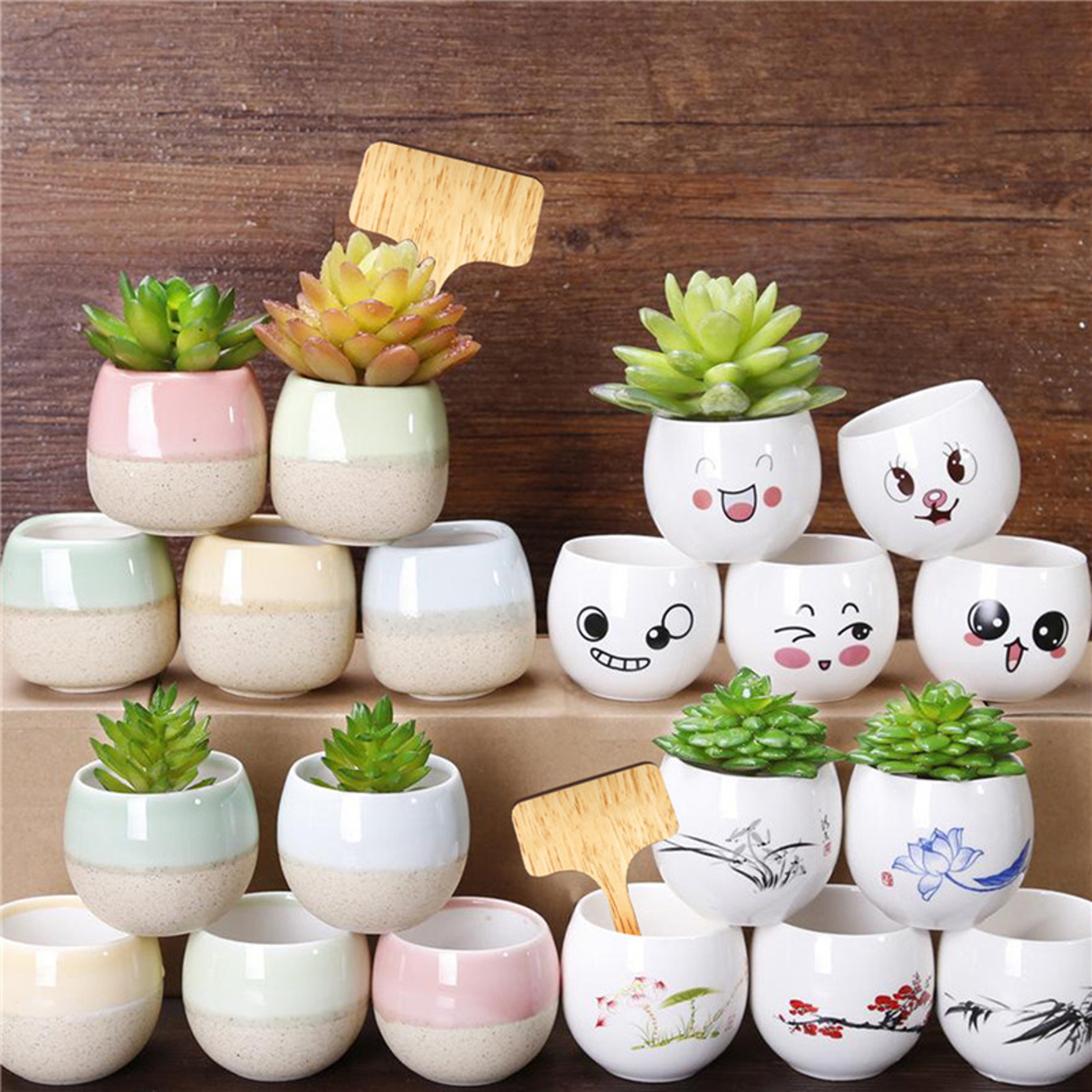 EcoFriendly TType Bamboo Plant Labels Sustainable Wooden Garden Markers For Bonsai Herbs Flowers  S 0