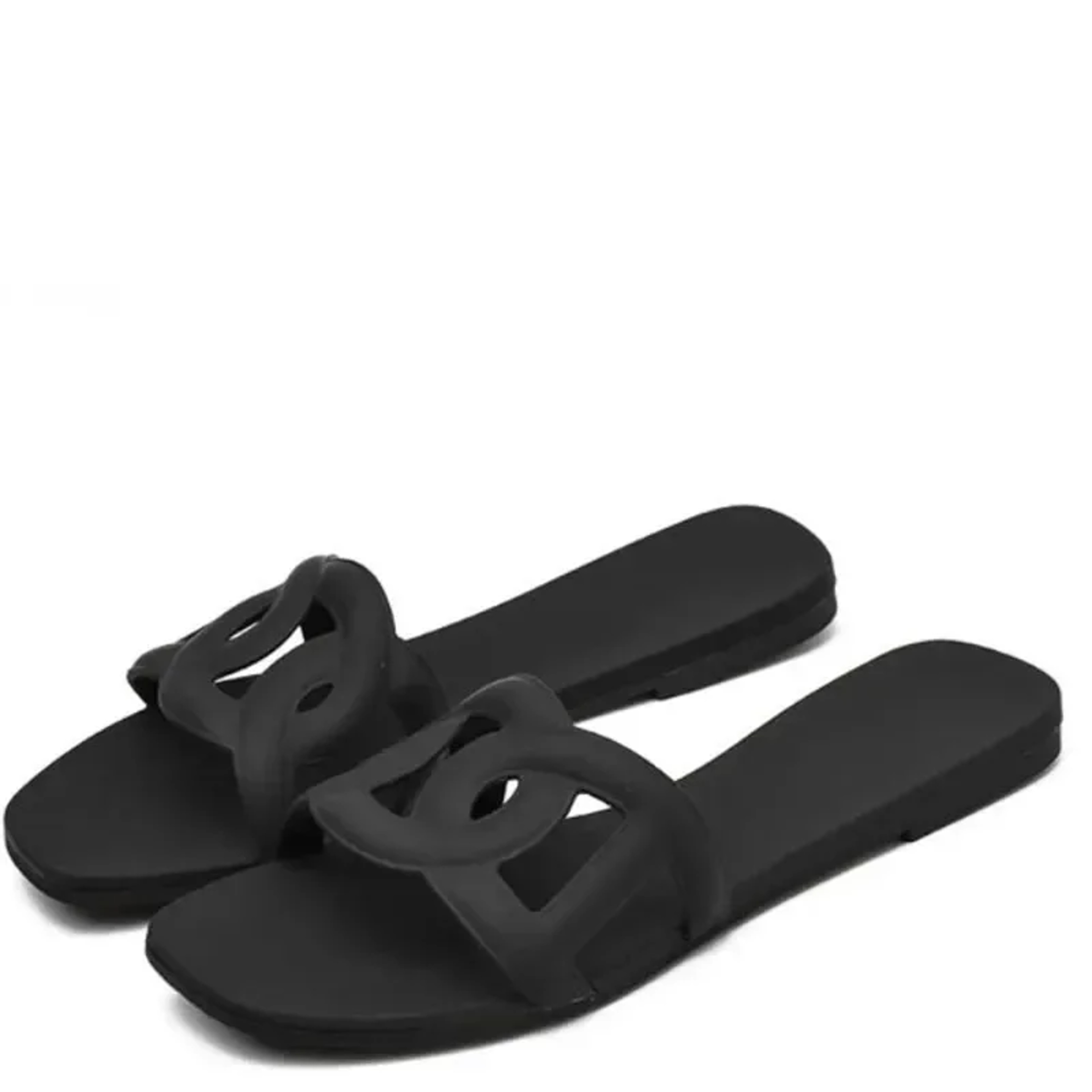 Women Simple Outdoor Indoor Slides Comfortable Beach Footwear With Adjustable Straps For Cool  Sexy 6