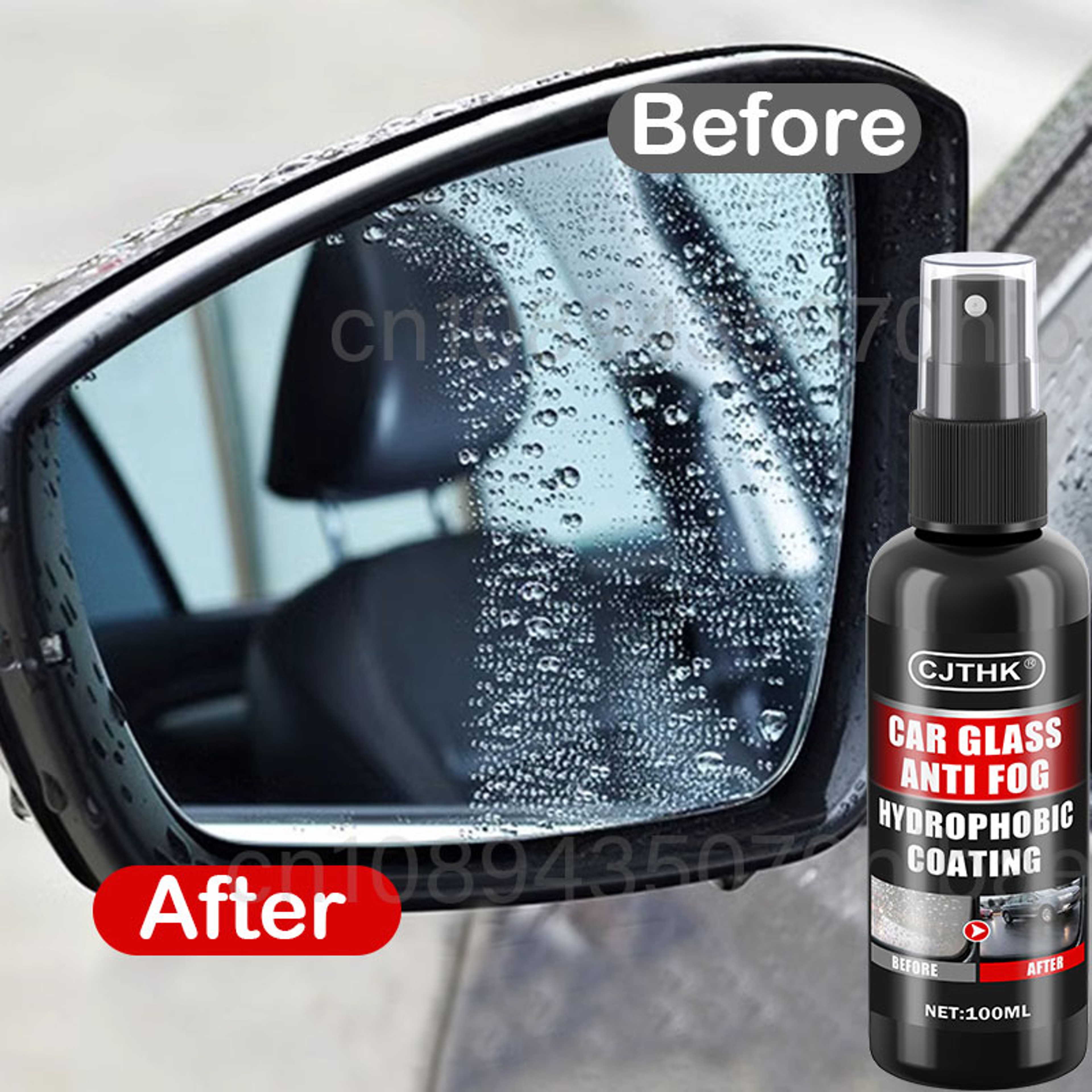 Car Glass Anti Rain Spray Nano Hydrophobic Coating for Waterproofing & Oil Film Removal – view 1