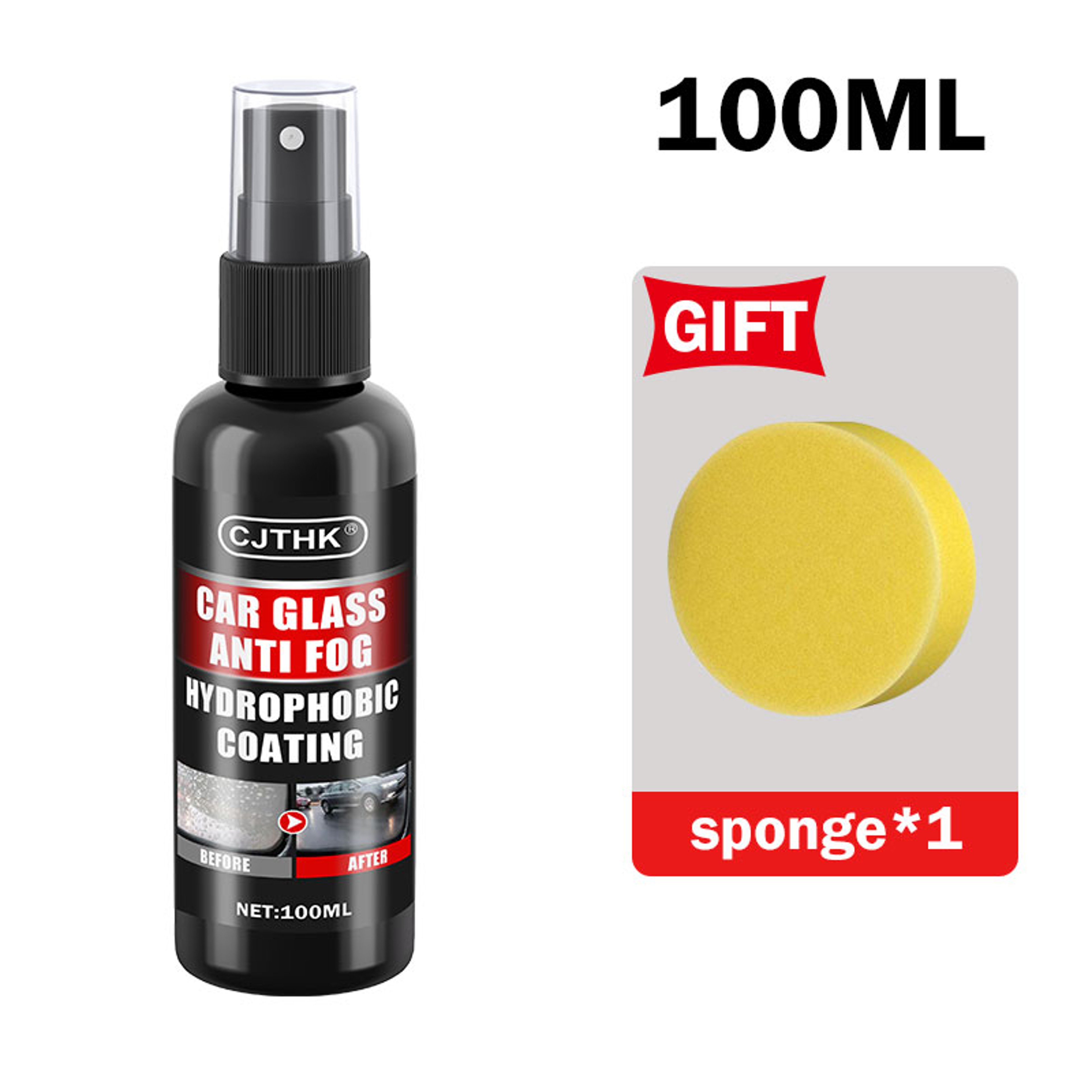 Car Glass Anti Rain Spray Nano Hydrophobic Coating for Waterproofing & Oil Film Removal – view 9