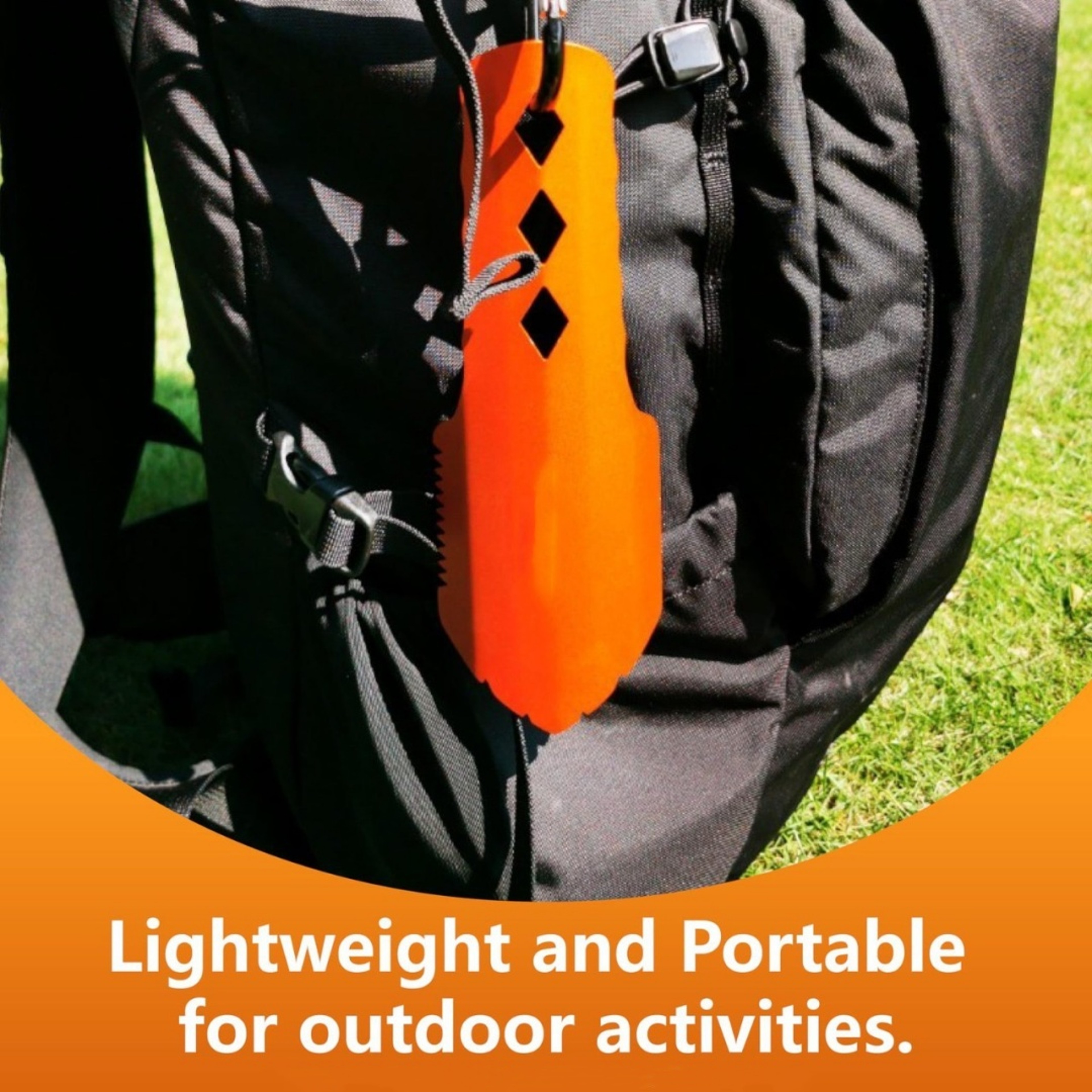 Ultralight Backpacking Trowel,Compact Camping Shovel with Long Handle,Multi Tool for Digging,Survival,and Leave No Trace – view 6