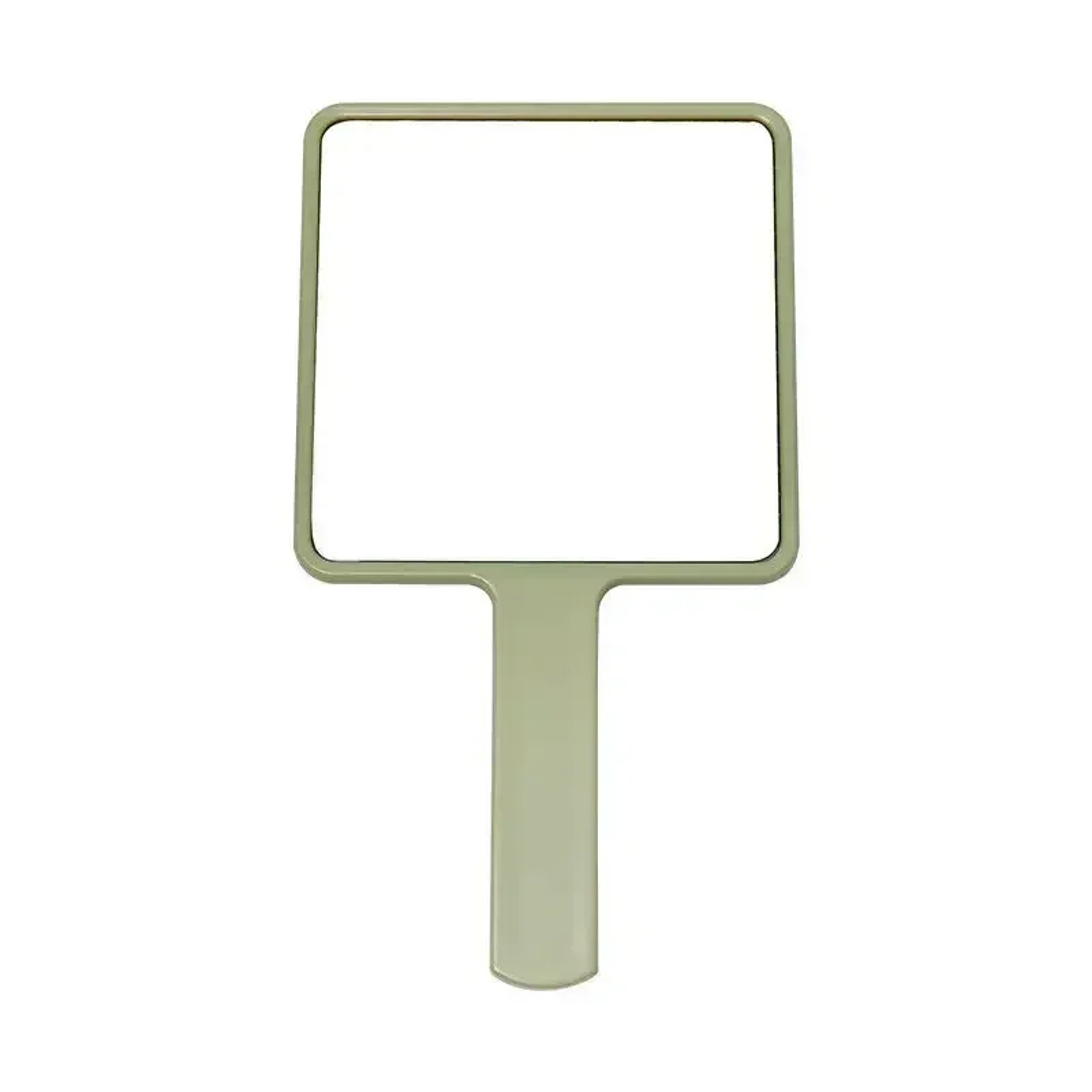 Square Makeup Vanity Mirror with Handle, Eyelash Extension Handheld Mirror, Compact Hand Mirror for SPA Salon – view 9