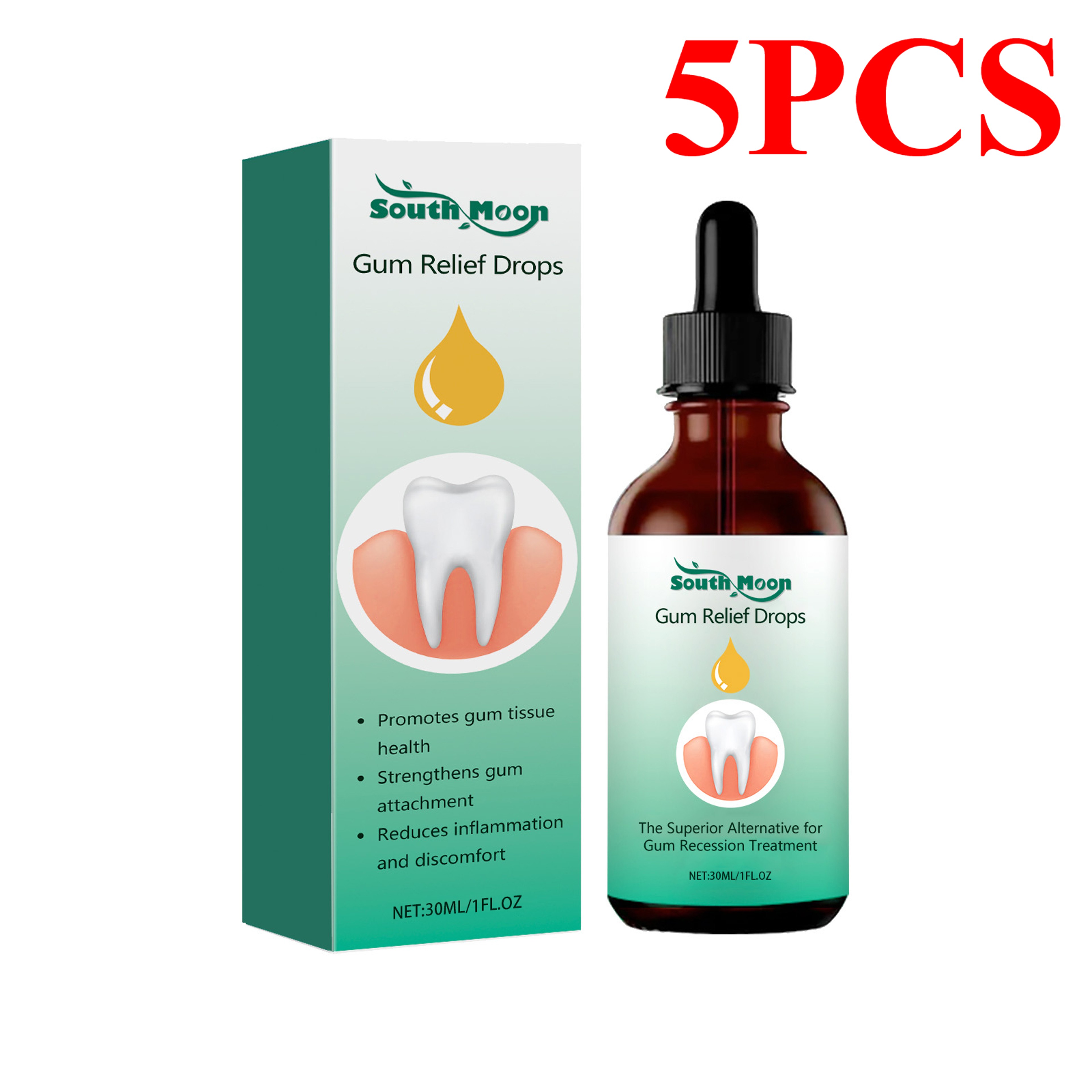 Advanced Gum Repair Serum Drops, Relieve Receding Gums, Gingival Swelling & Promote Oral Periodontal Hygiene, 30ml – view 8