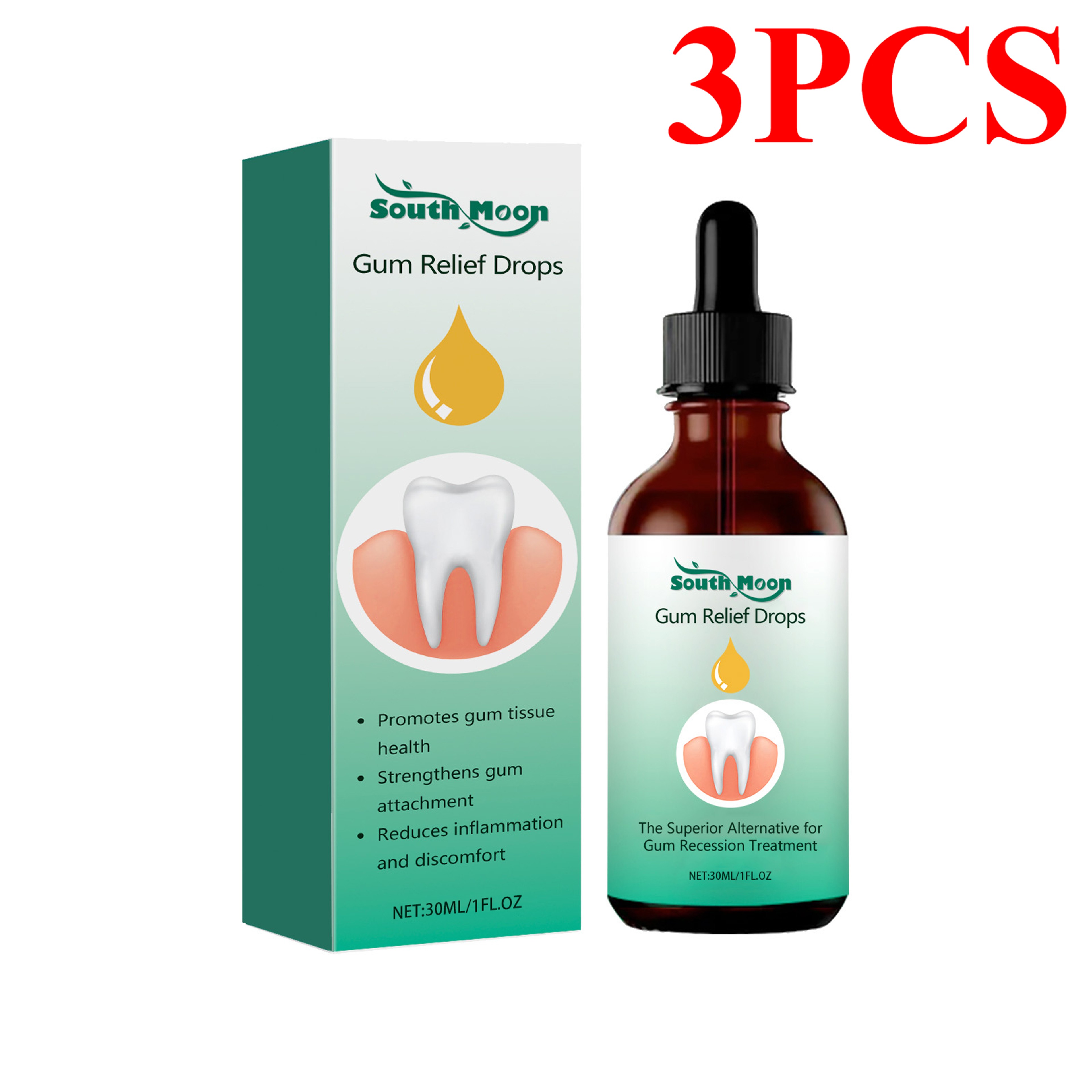 Advanced Gum Repair Serum Drops, Relieve Receding Gums, Gingival Swelling & Promote Oral Periodontal Hygiene, 30ml – view 11