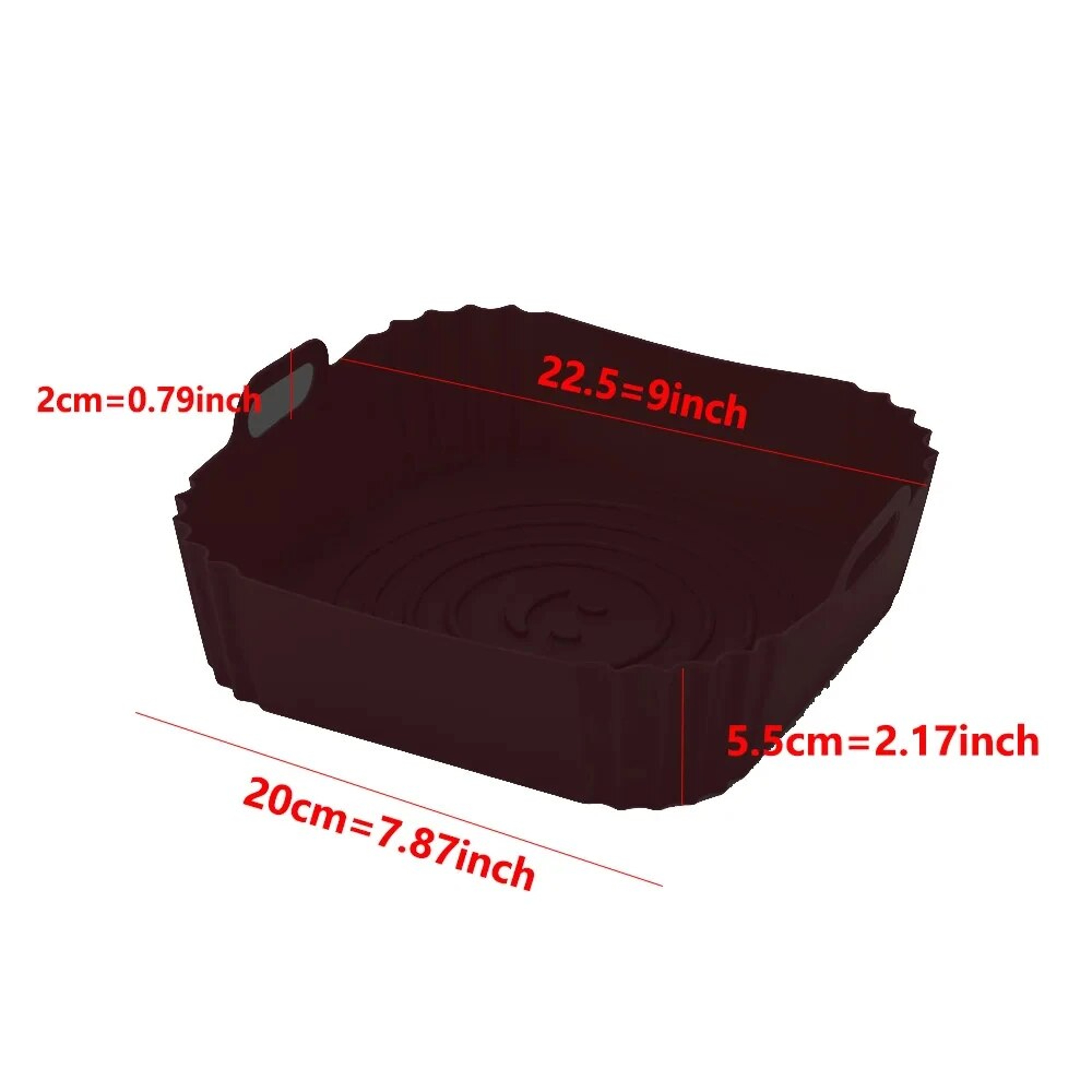 Reusable Silicone Air Fryer Pan Liner,Universal Baking Tray & Pizza Basket Accessory for Oil Free Fried Chicken & Snacks – view 7
