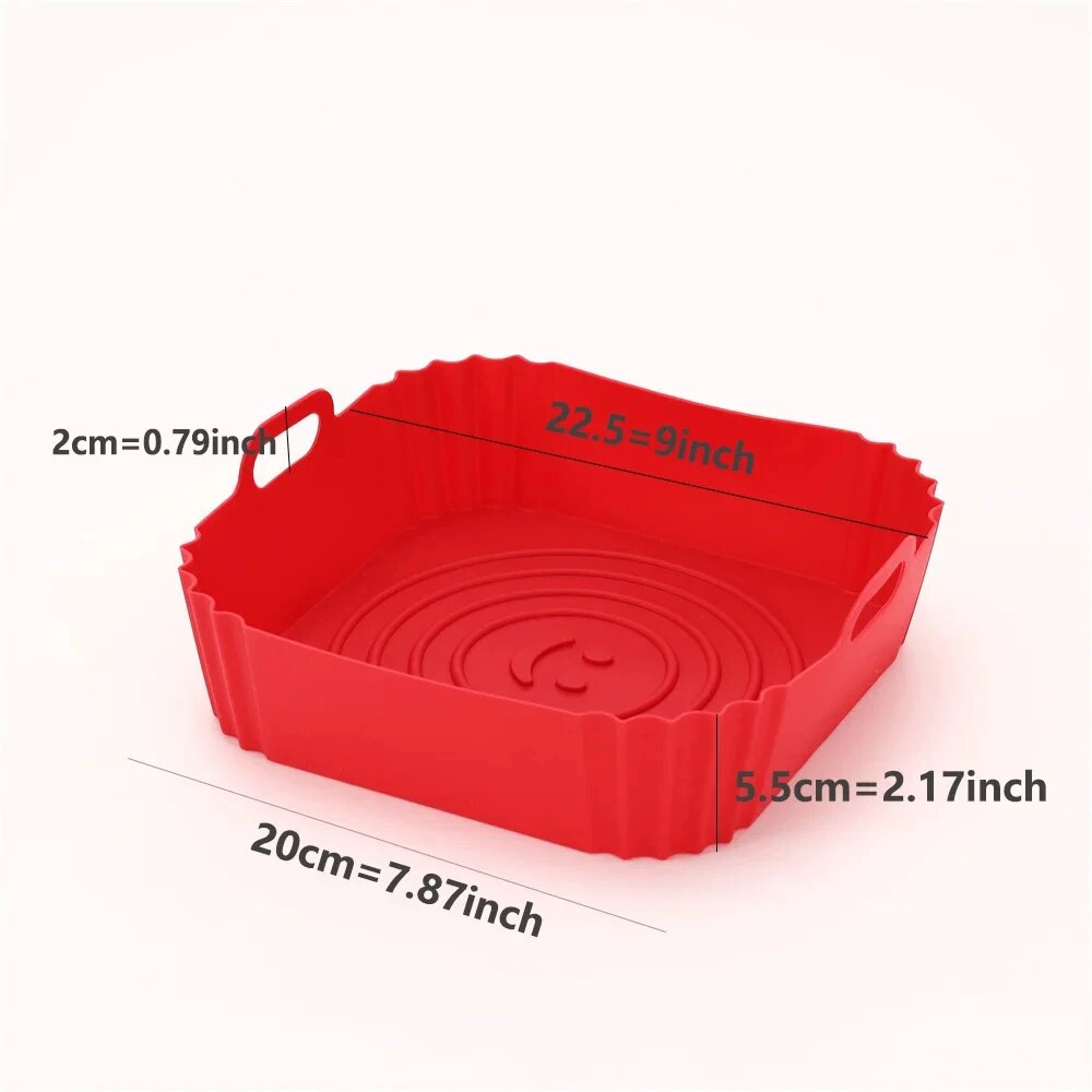 Reusable Silicone Air Fryer Pan Liner,Universal Baking Tray & Pizza Basket Accessory for Oil Free Fried Chicken & Snacks – view 9