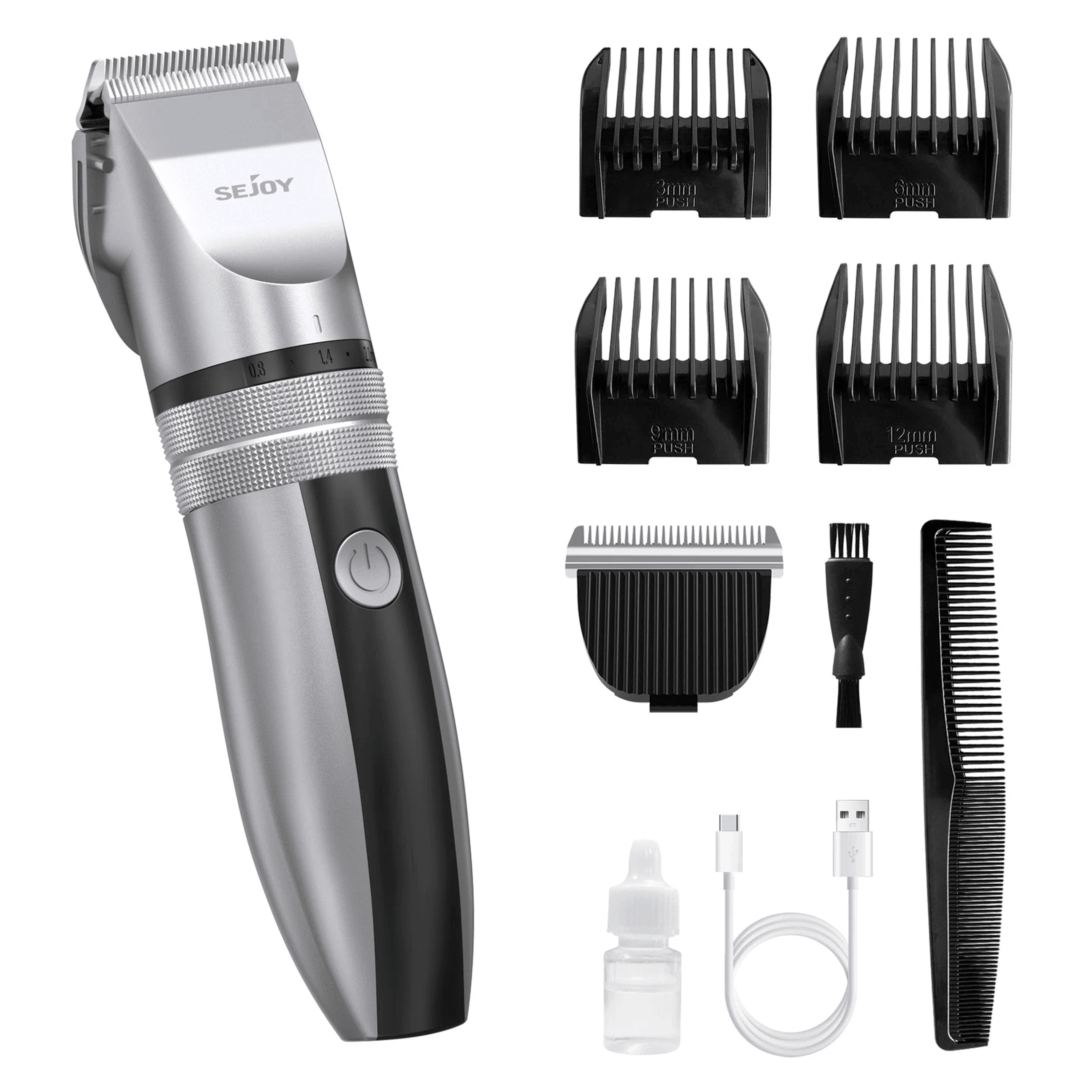 Professional Hair Clippers Cordless Trimmer Beard Cutting Barber Machine Kit Precision Adjustable G 0