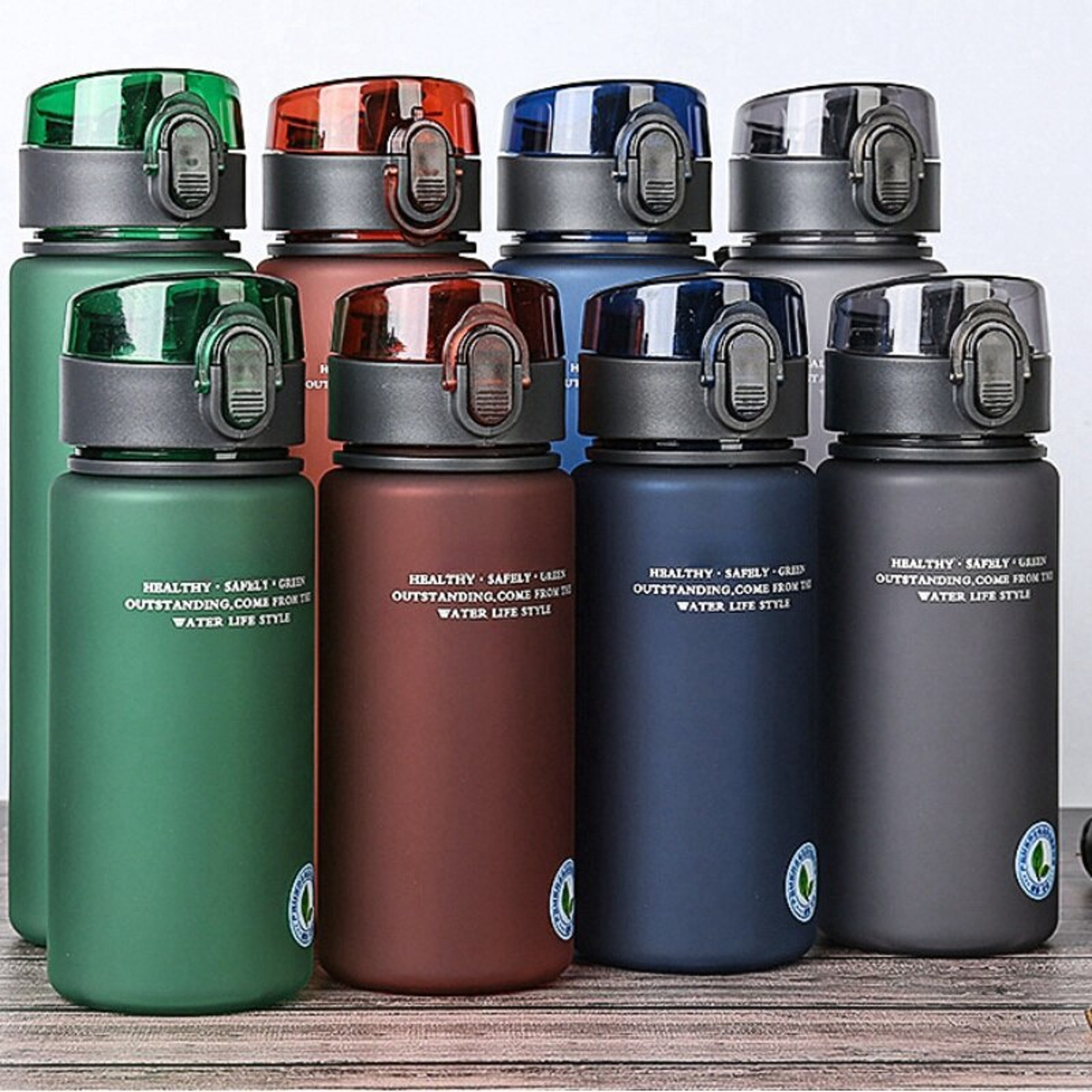 Portable Hiking Water Bottle, High Quality BPA Free Sports Bottle, Leak Proof Brand, My Favorite Drink Bottle – view 1