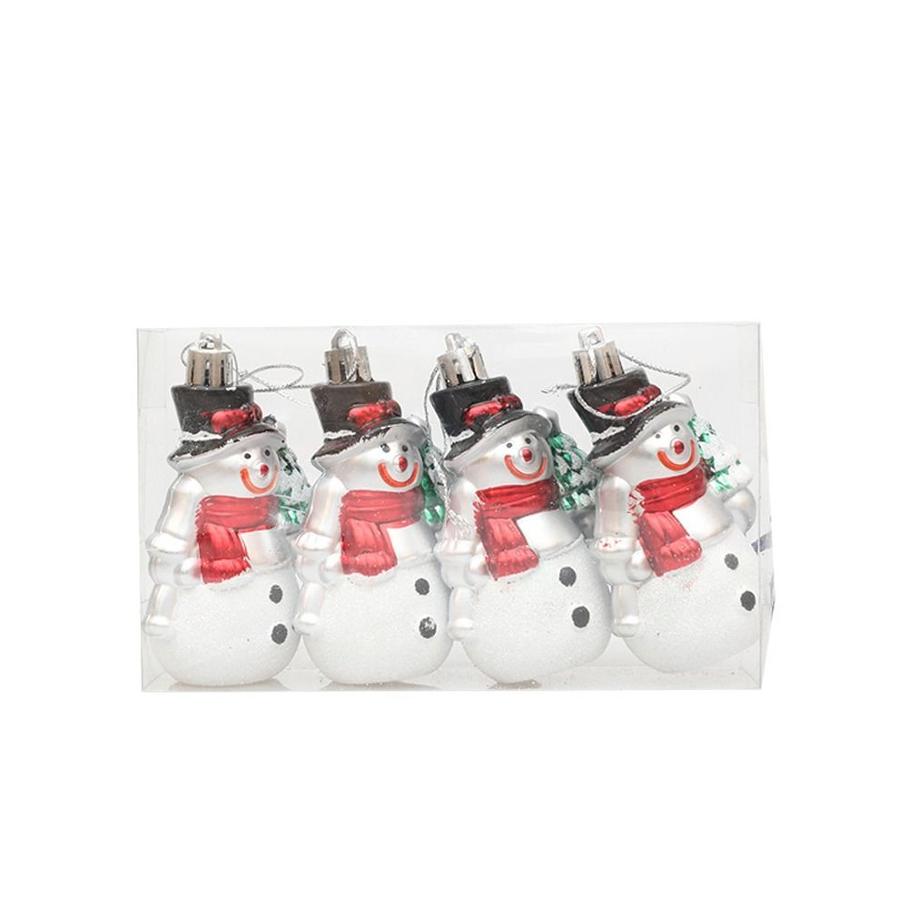 Christmas Cartoon Snowman Pendant, Plastic Santa Claus Ornaments, Exquisite DIY Hanging Decorations, Holiday Craft Set – view 7