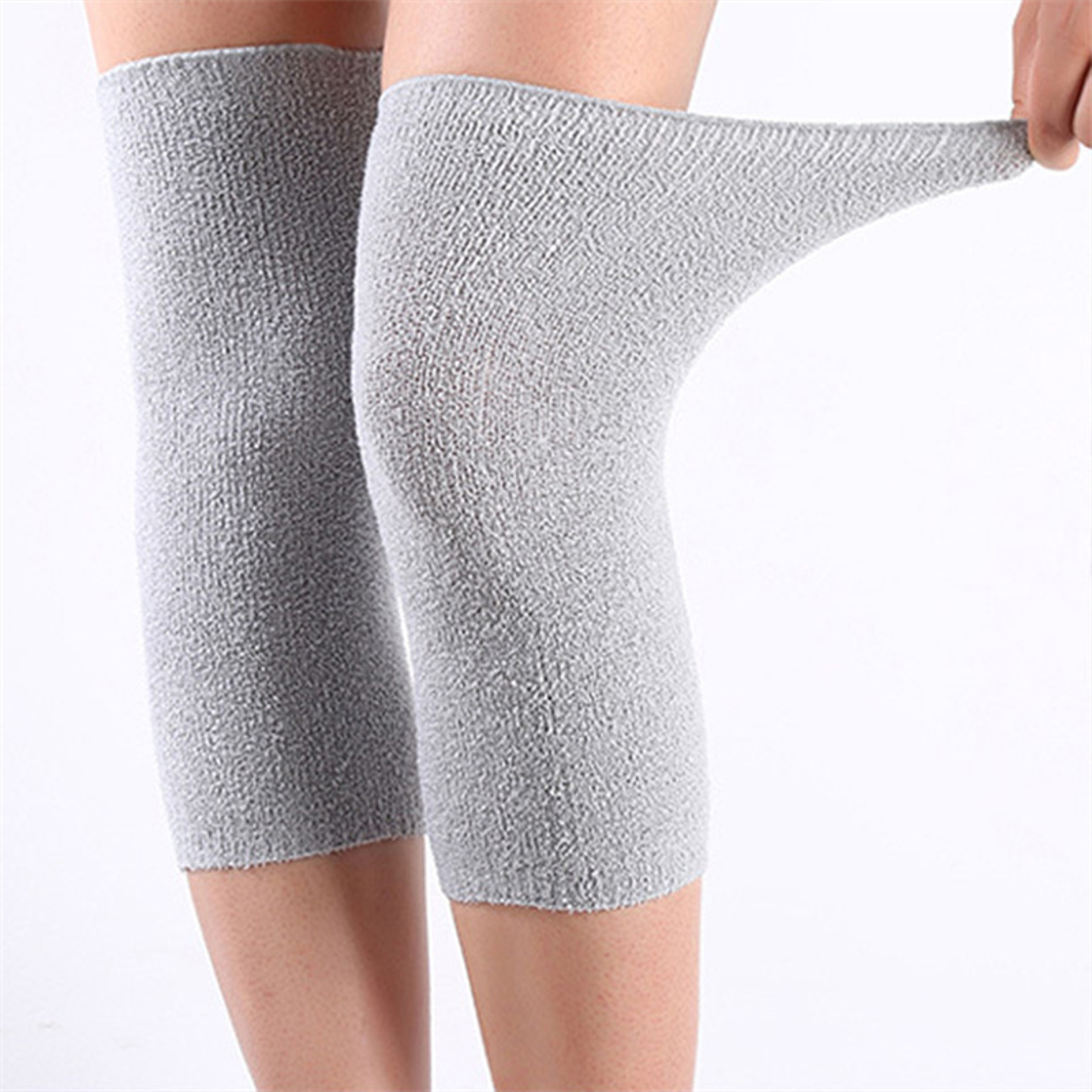 Bamboo Charcoal Knee Pads Winter Warm Protective Gear Women Old Men Kneepad Support Winter Running  0
