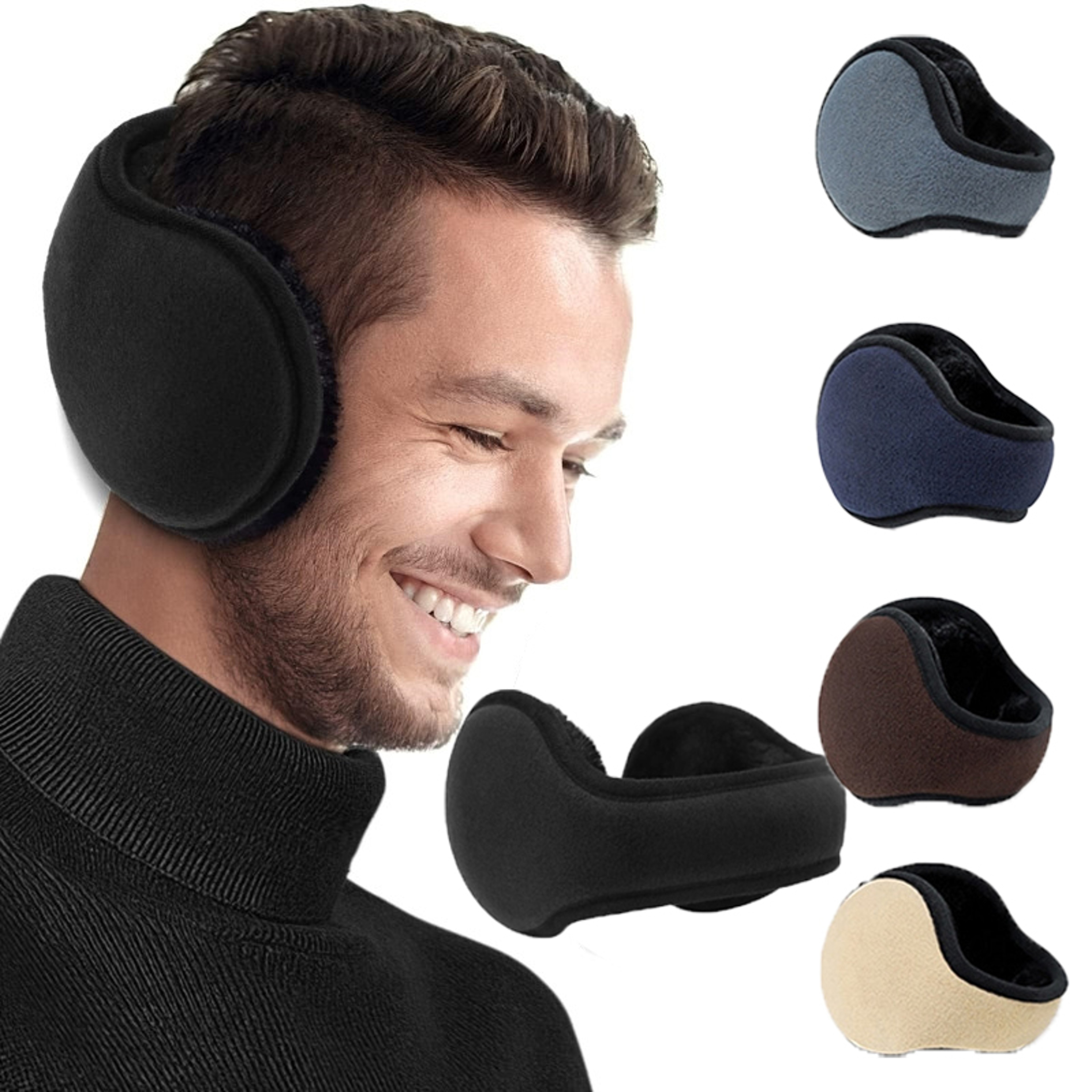 Velvet Ear Muffs Winter Unisex, Thicken Warm Fur Earmuffs, Plush Ear Cover, Ski Cycling Outdoor Ear Protector – view 1