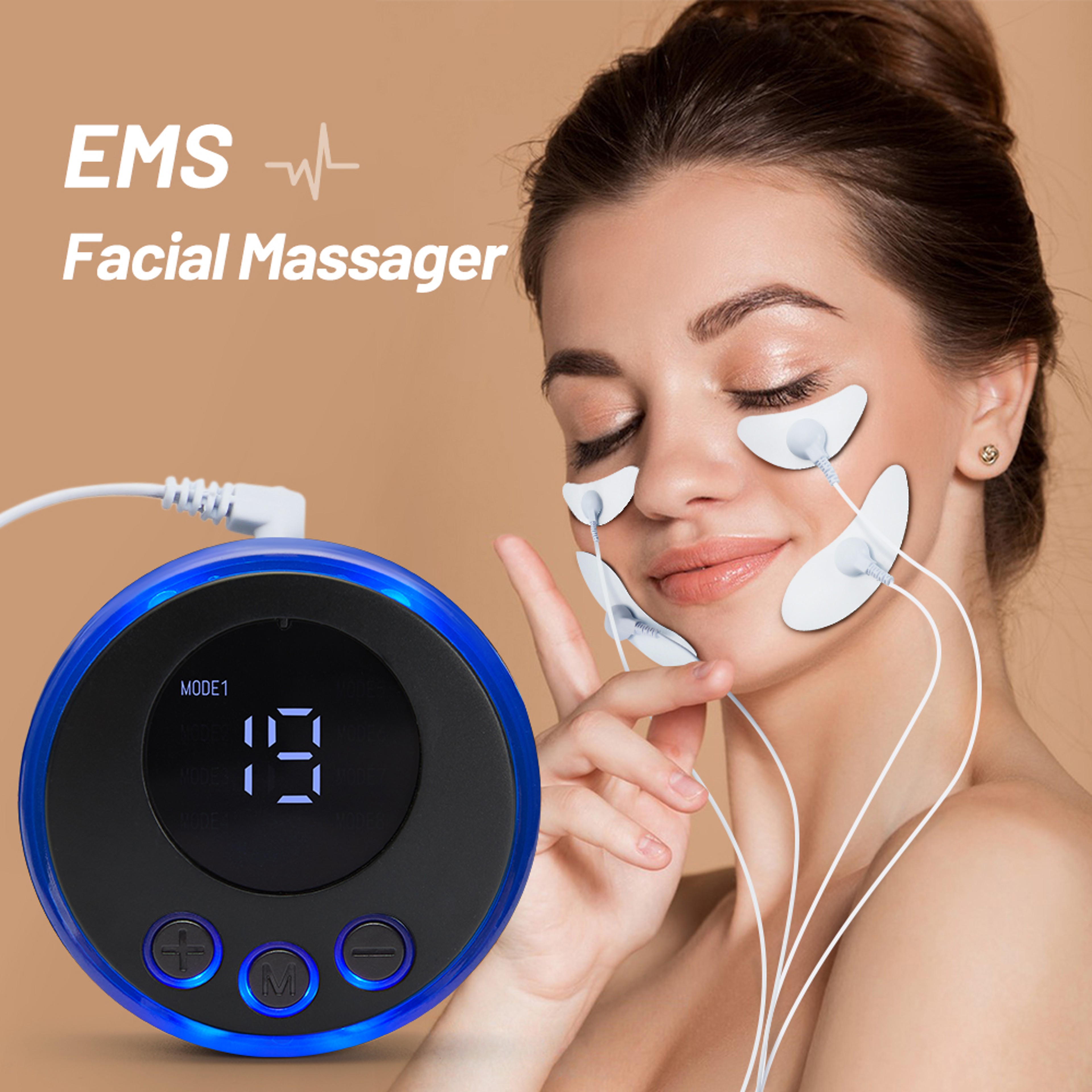 Facial Lifting Device EMS Massager For Neck  Face AntiWrinkle Treatment Skin Tightening Beauty Tool 0