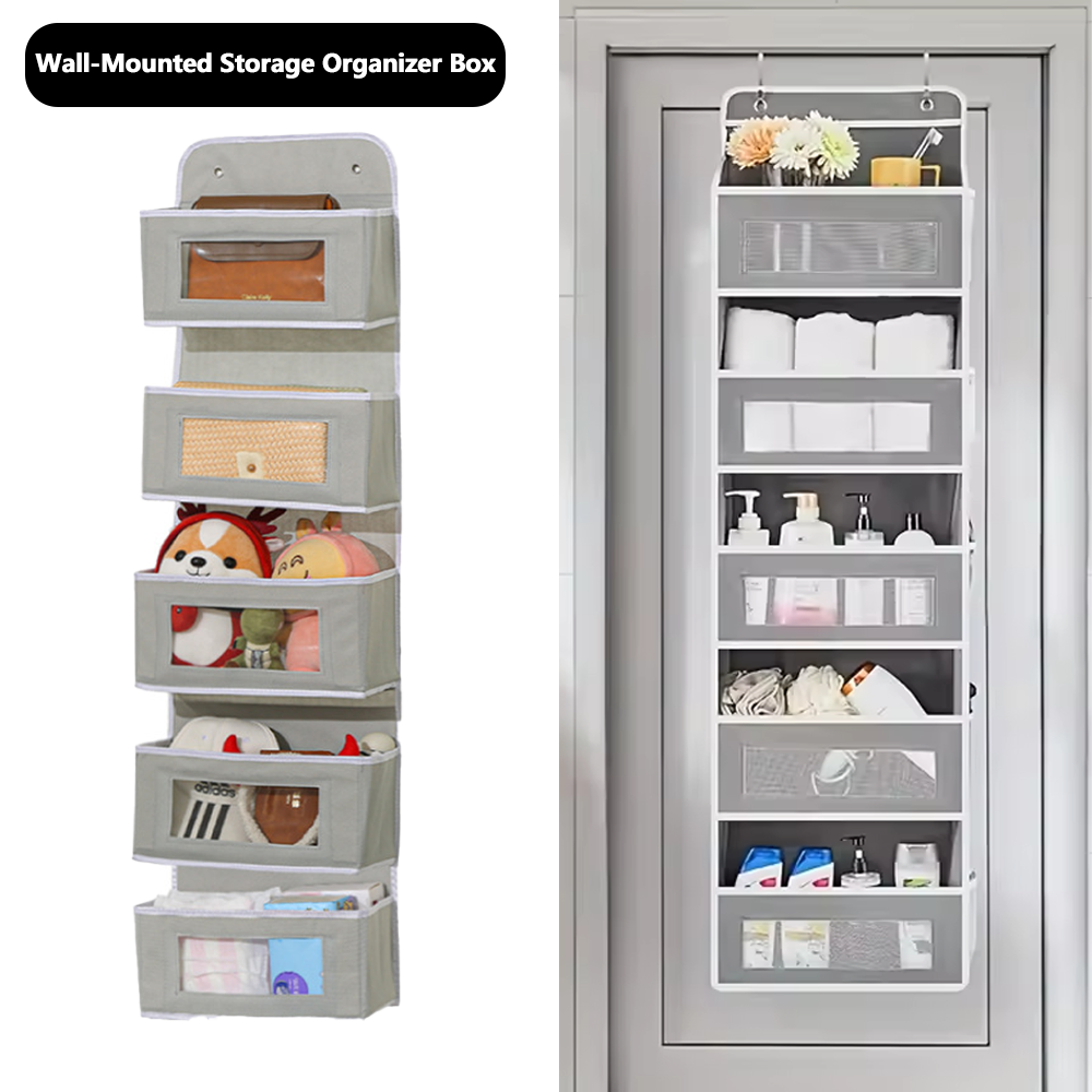 Extra Large OverTheDoor Hanging Organizer MultiLayer Storage Bag For Closet Toy  Dorm Room Organiza 0
