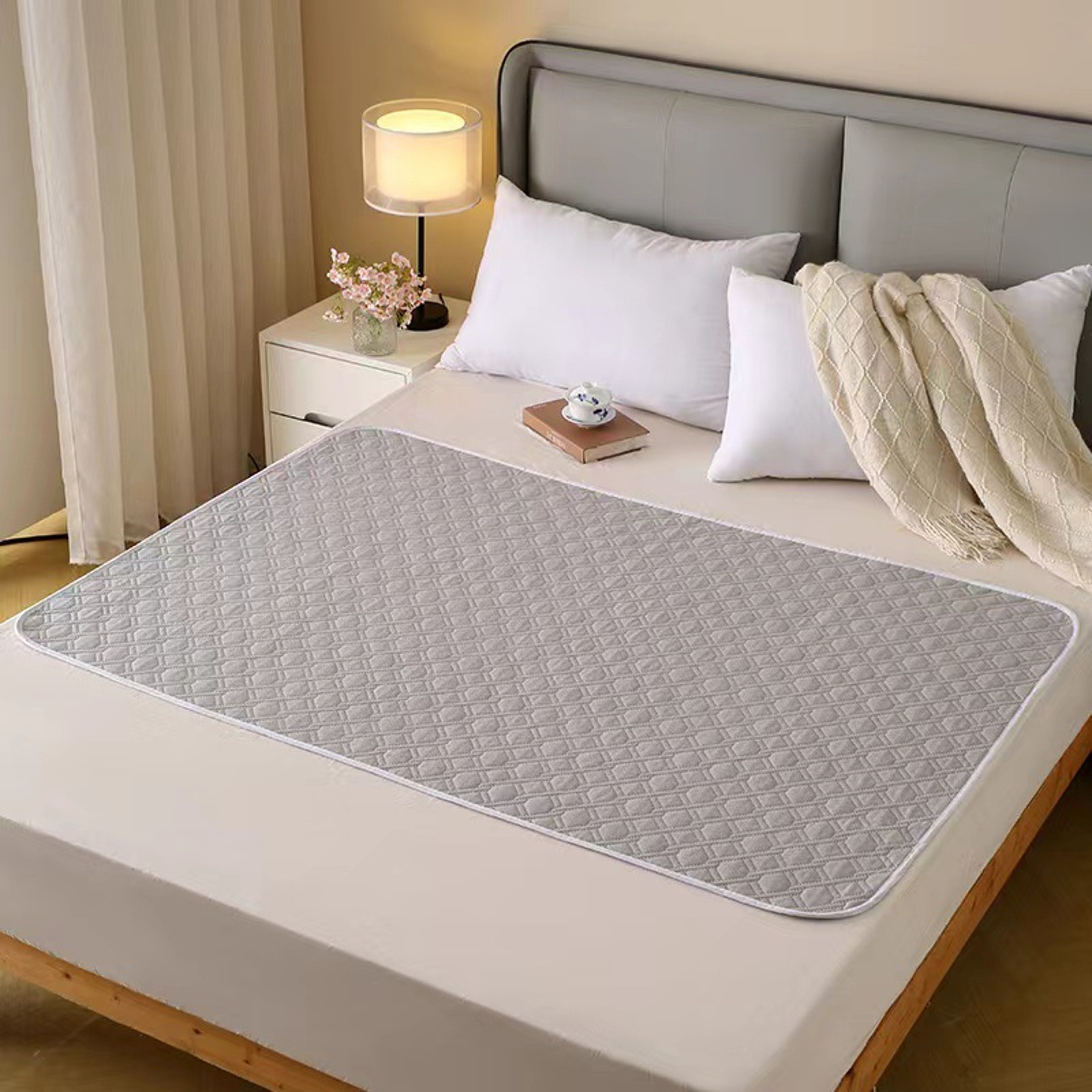 Waterproof Washable Cotton Mattress, Breathable Bed Cushion, Extra Large Diaper Nursing Pad – view 7