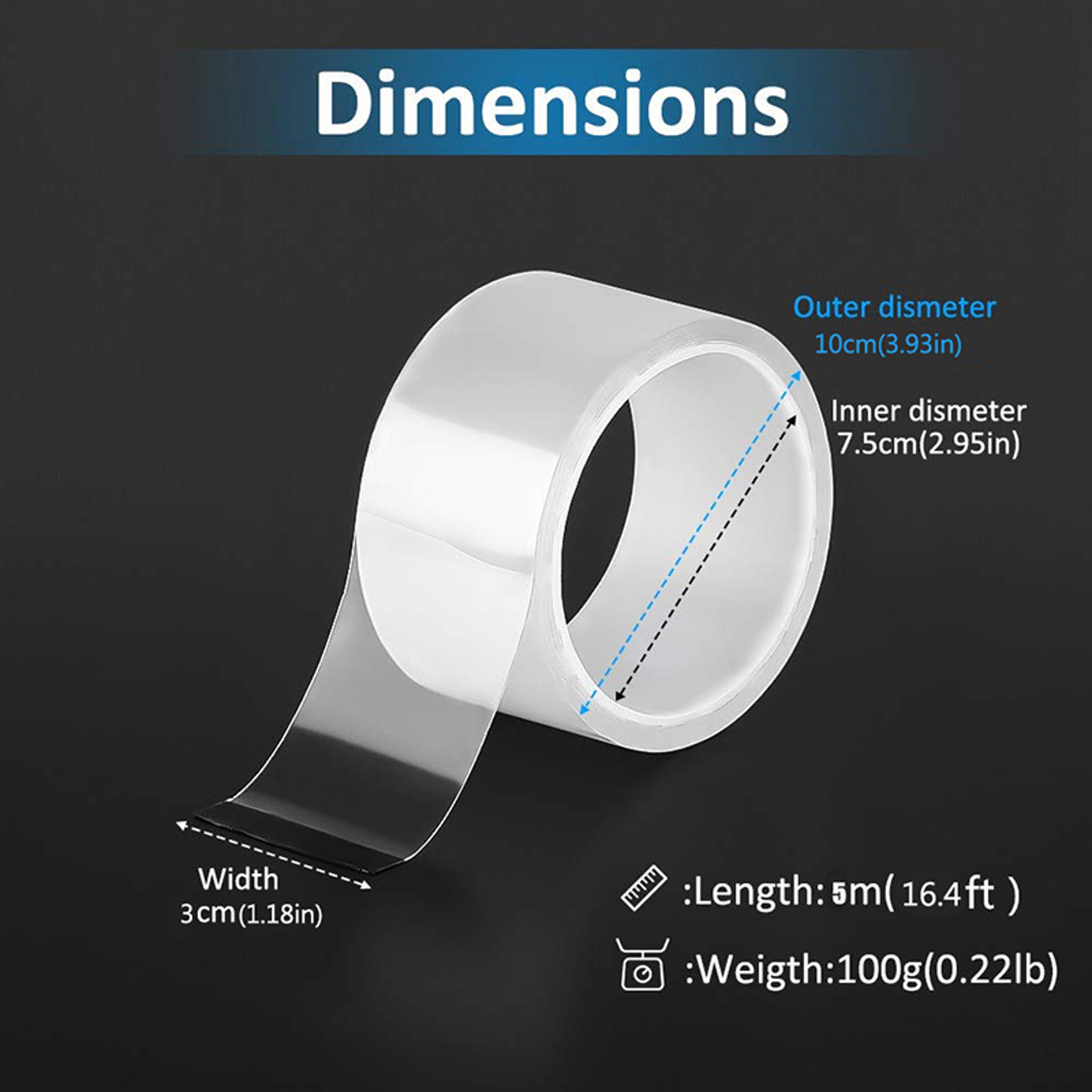 Waterproof Clear Caulking Sealing Tape for Kitchen, Sink, Bathroom, Self-Adhesive Transparent Gap Strip Tape One Sided – view 7