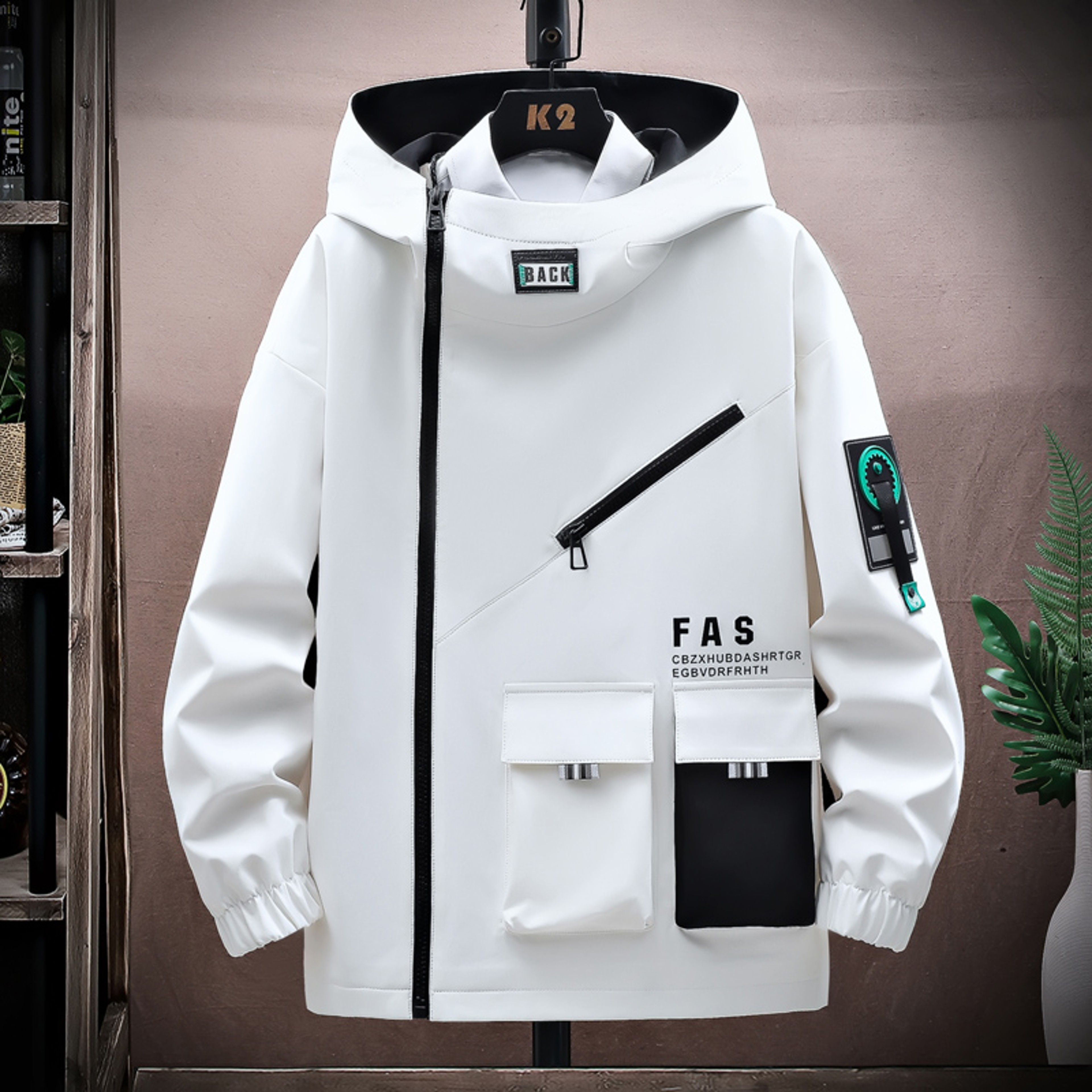 Mens Pilot Zipper Jacket Hooded Baseball Uniform For SpringAutumn Velvet Pullover With Front Pocket