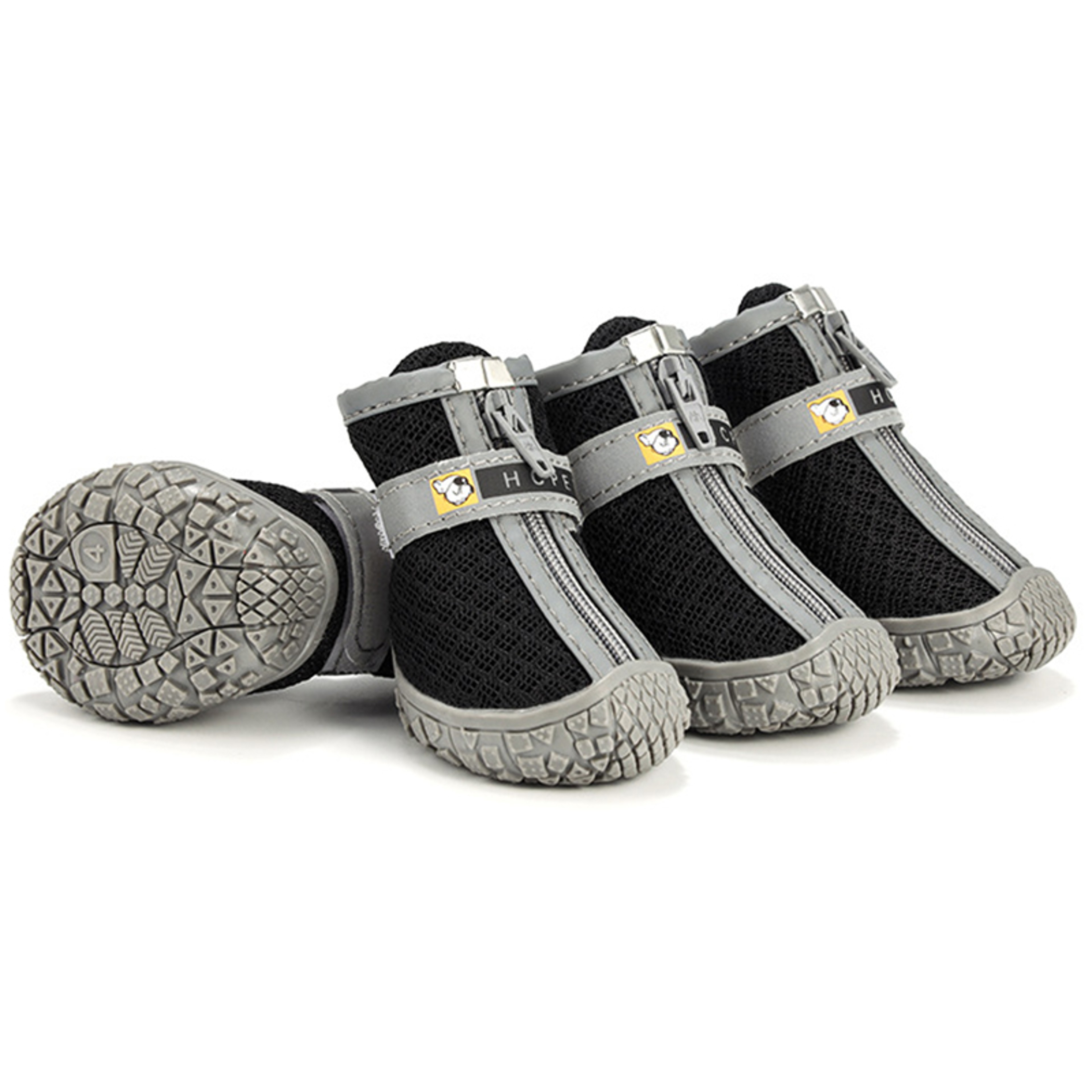 NonSlip Dog Shoes With Thick Plush Soles Warm Paw Protection Breathable Pet Boots For Climbing 7