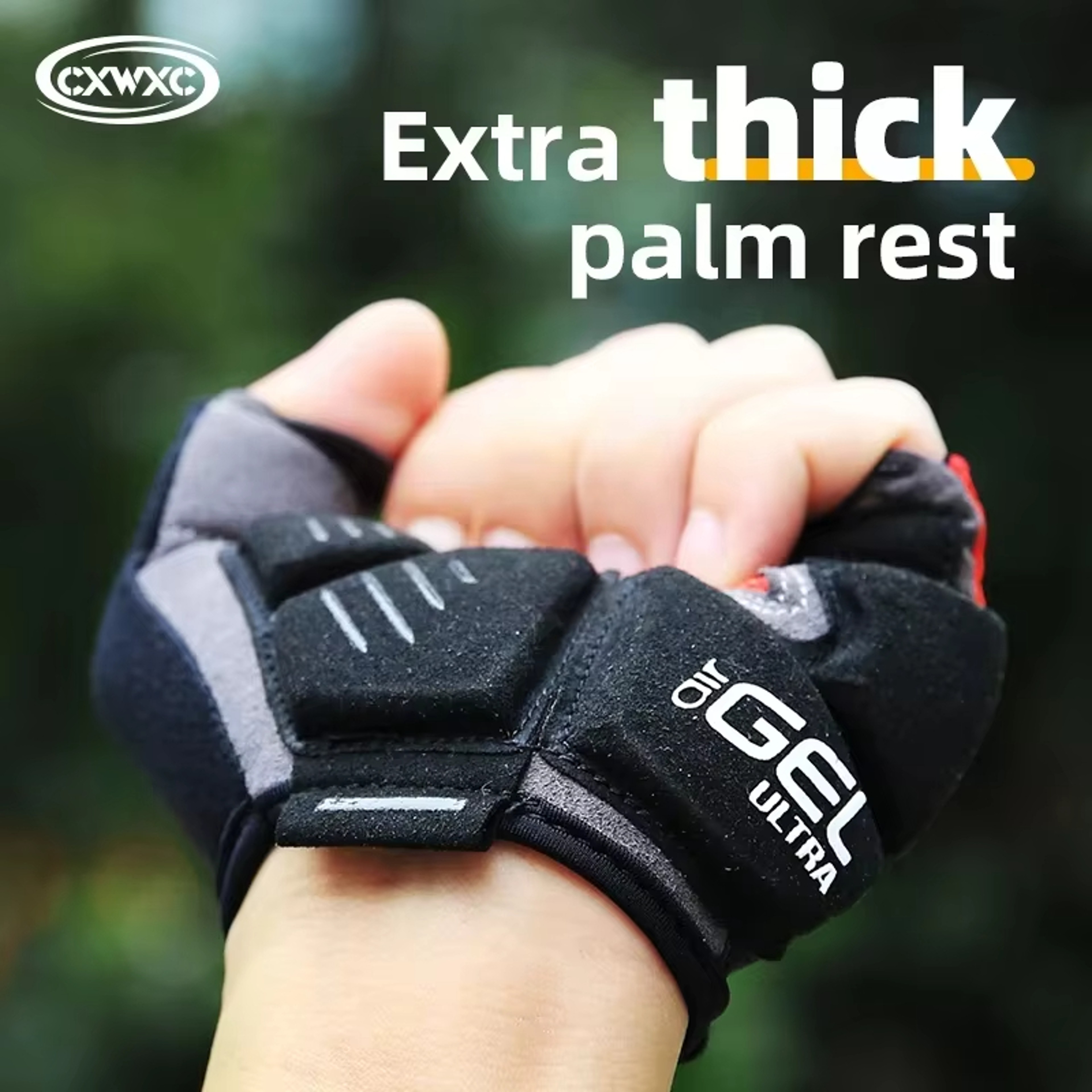 Road Bike Cycling Gloves Bicycle Half Finger Shockproof GEL Silicone Breathable Antislip Quick Rele