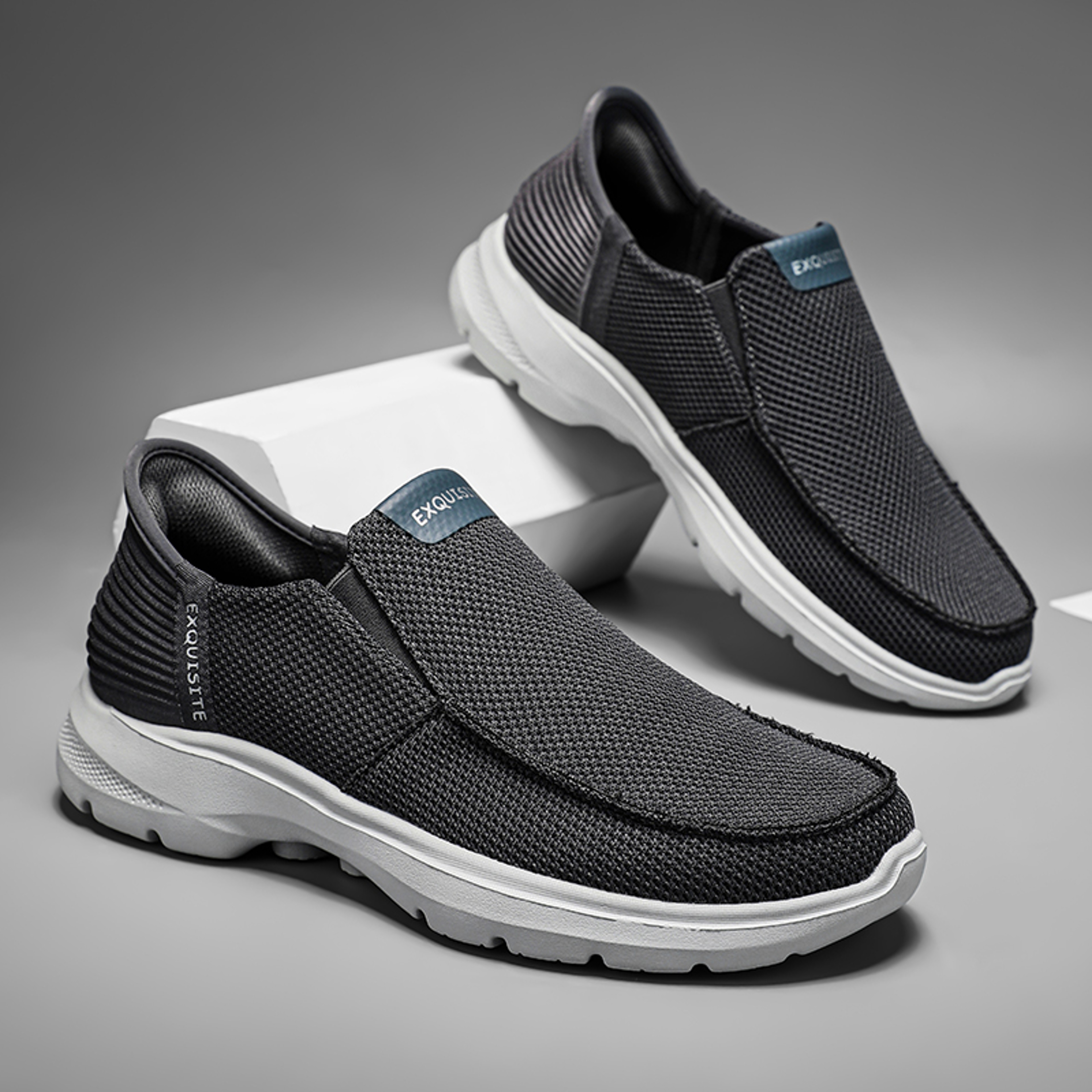 Casual Men Shoes Lightweight, Breathable Canvas Loafers, Slip On Sneakers, Fashion Driving Flats for Men – view 2