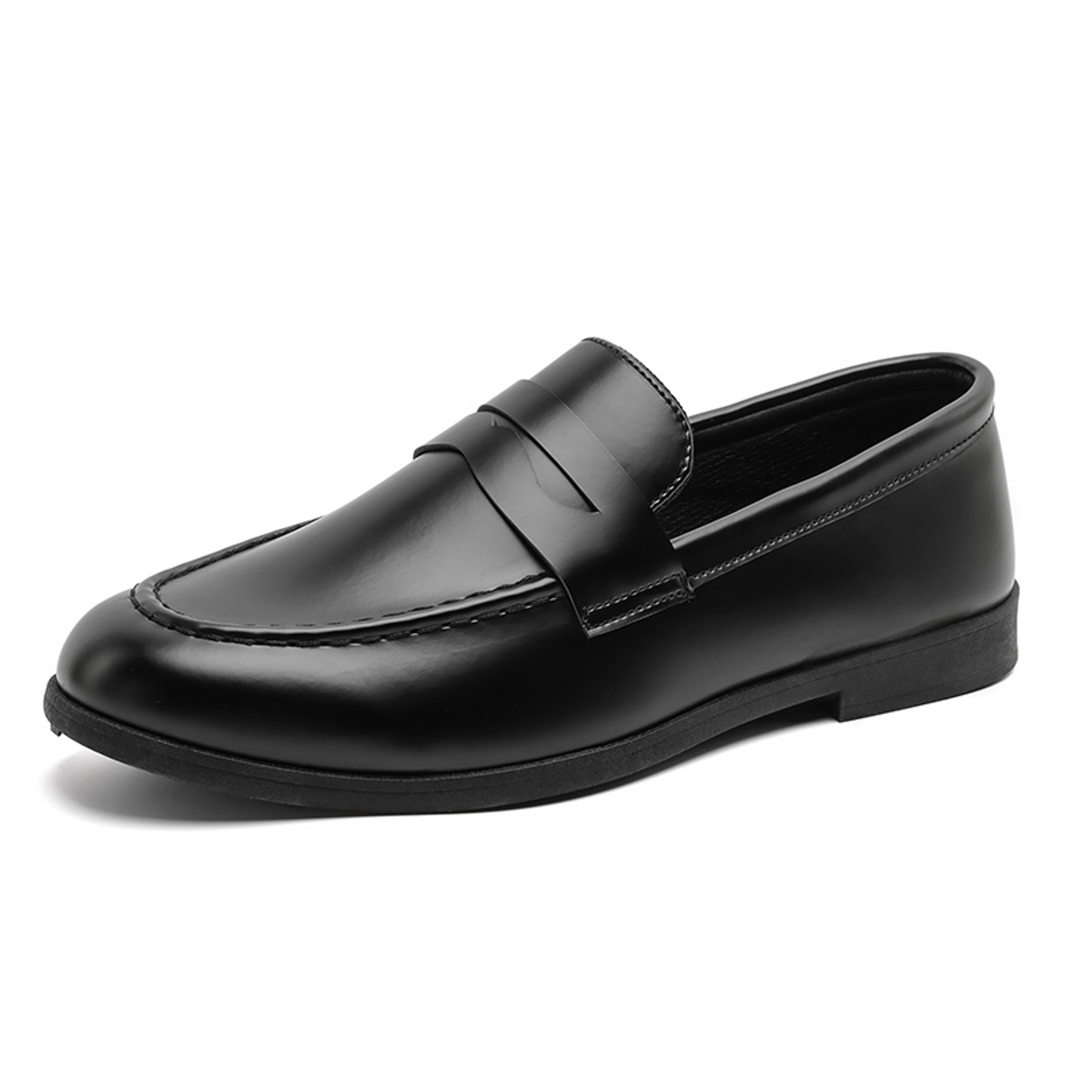 Retro Brown Moccasins for Men, Autumn Suede Loafers, Large Comfort Slip-on Casual Flats for Men – view 7