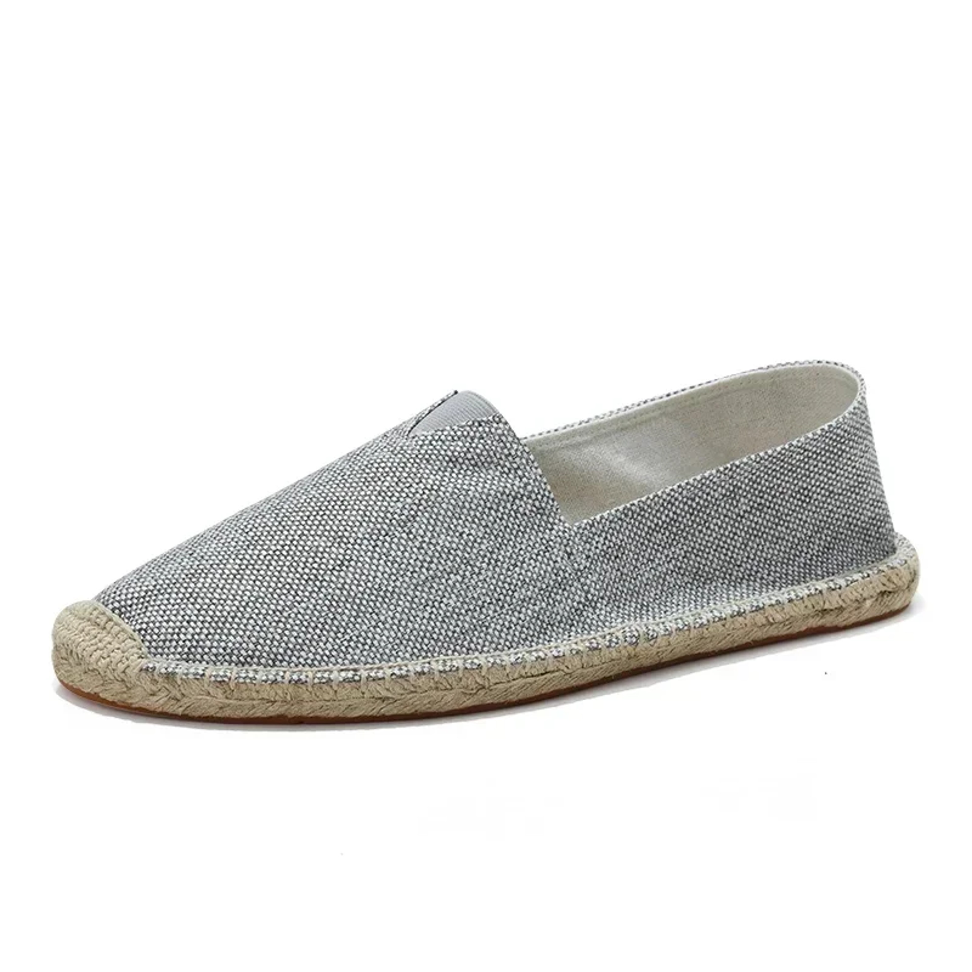 Breathable Men Women Canvas Shoes Comfortable Slipon Loafers Soft Linen Shoes With Thick Sole 10