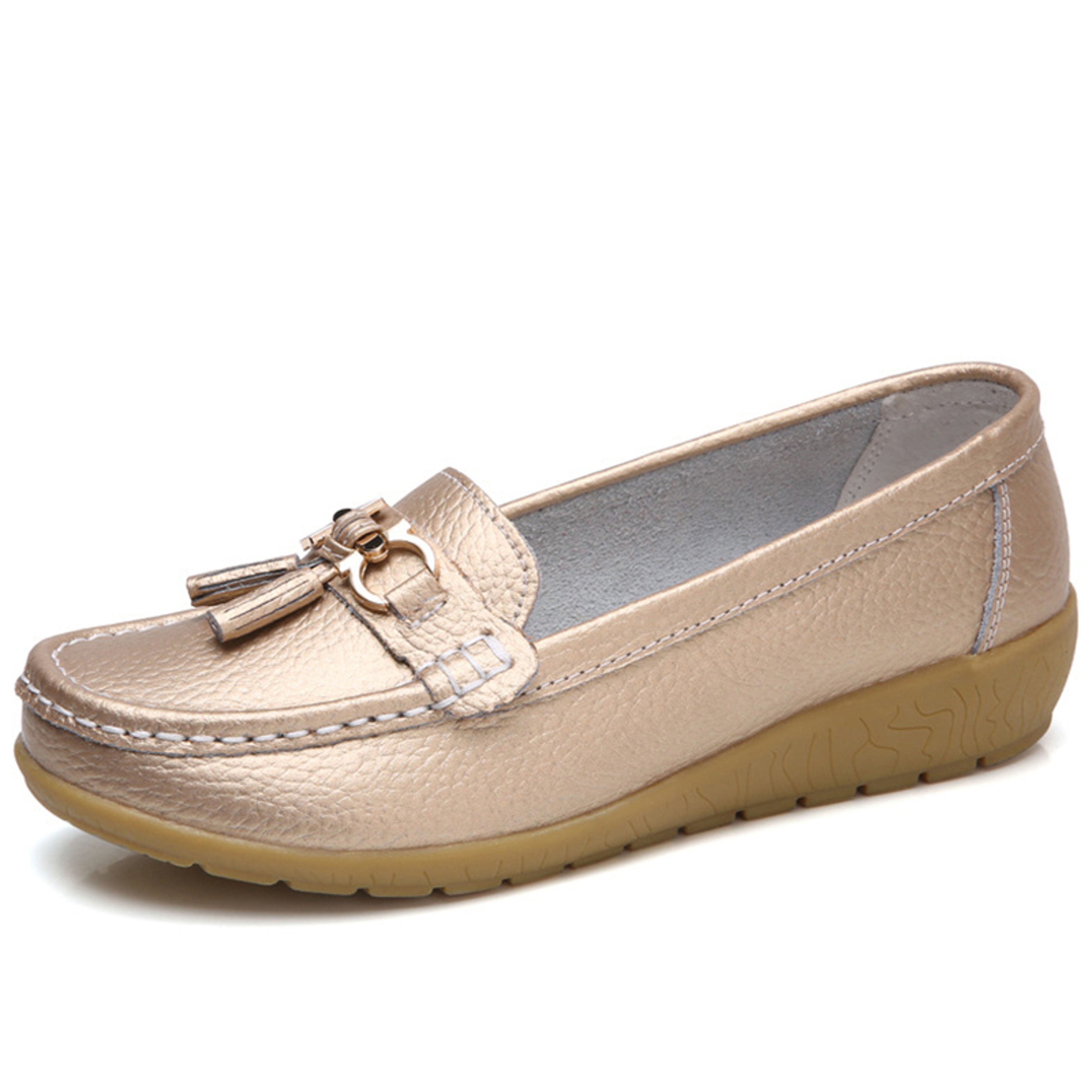 Women Shoes Nurse Loafers Shoes Classics Flats Zapatos Mujer Comfortable Flat Shoes Women White Cas 5