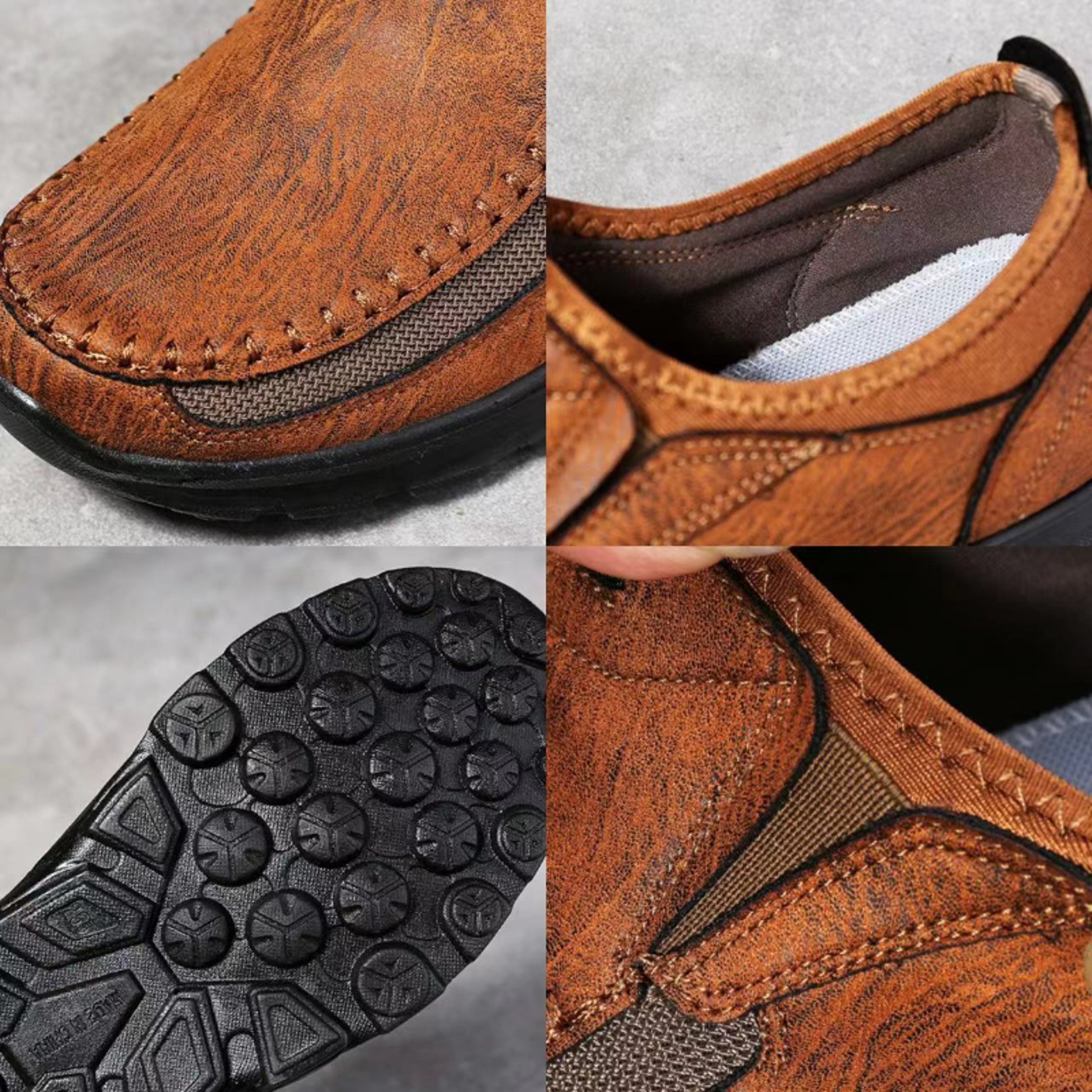 Breathable Men Casual Shoes Comfortable Loafers Sneakers Designer Moccasins Soft Sole Retro Walking 9