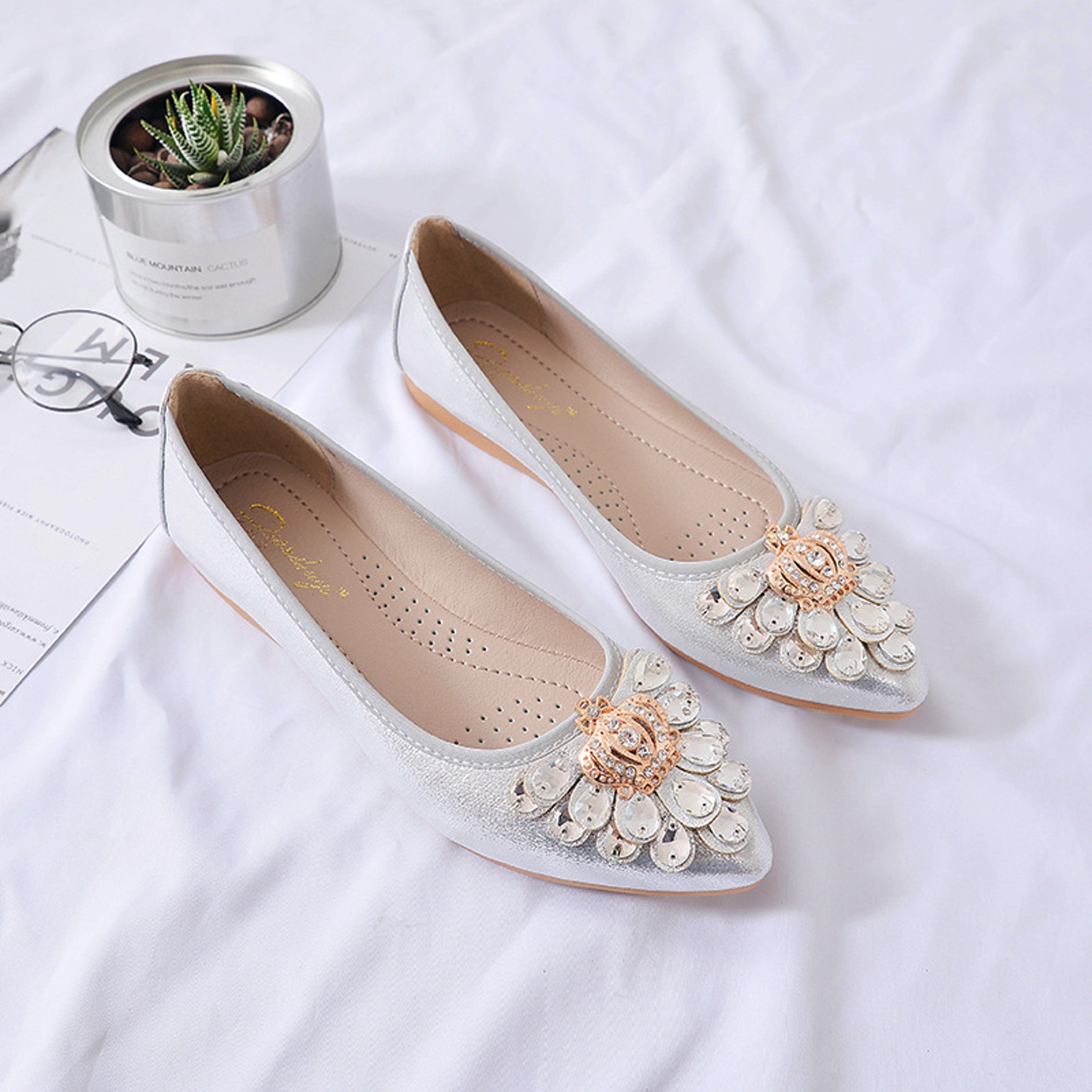 Woman Loafers Spring Autumn Design Flats Shoes Casual Slip On Ballets Flat Shoes Plus For Ladies 4