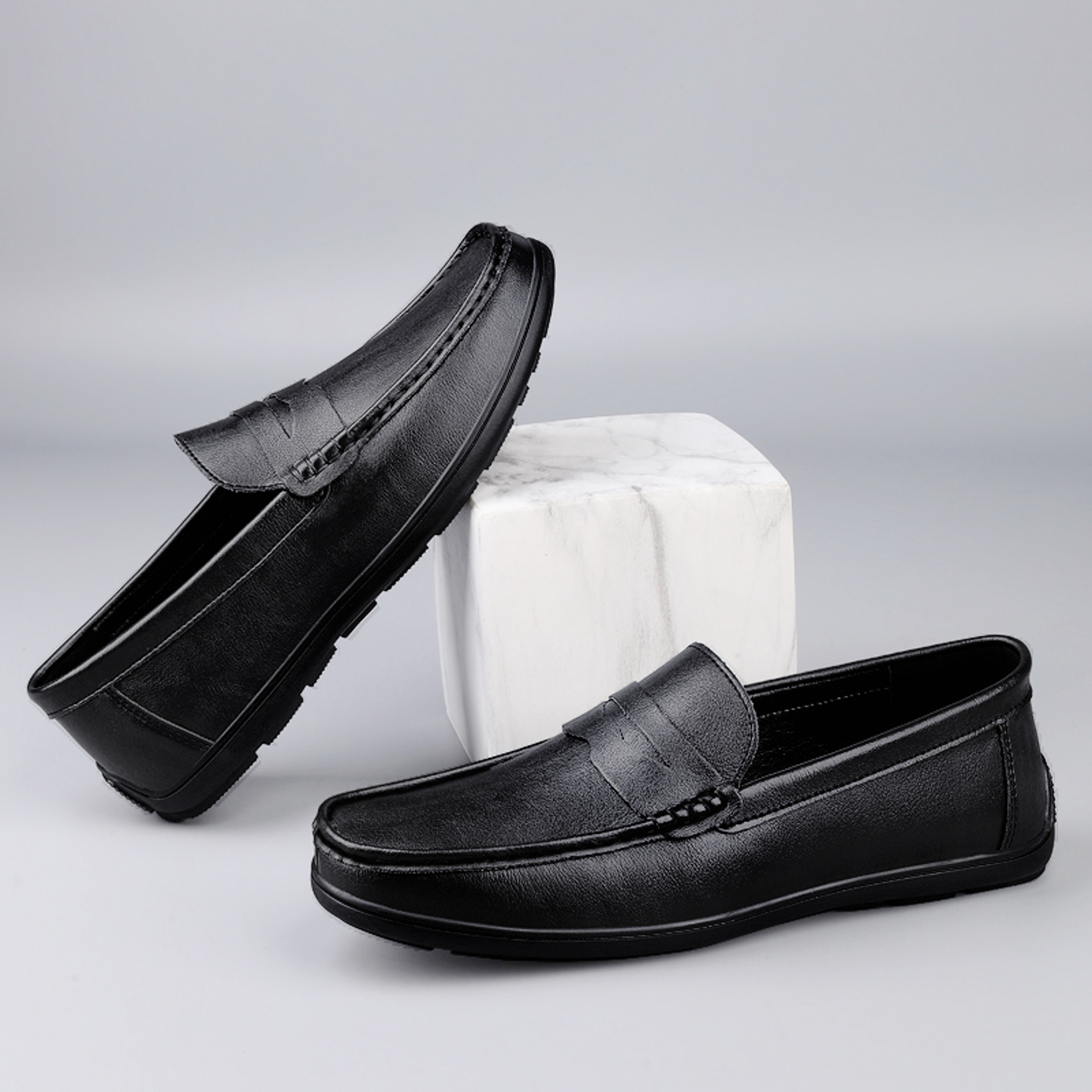 Luxury Brand Man Formal Dress Shoes, Comfortable Mens Casual Shoes, Genuine Leather Men Loafers, – view 5