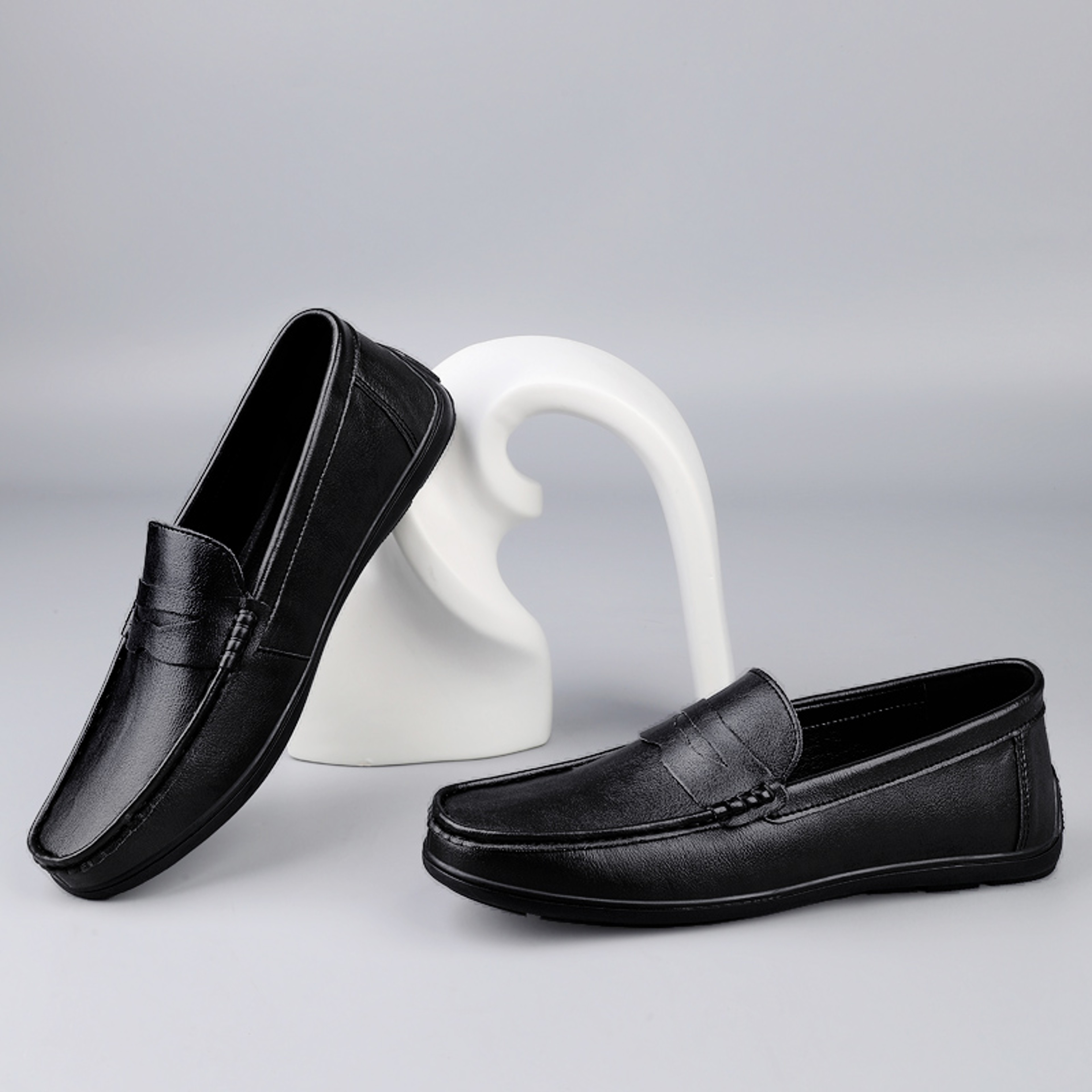 Luxury Brand Man Formal Dress Shoes, Comfortable Mens Casual Shoes, Genuine Leather Men Loafers, – view 8