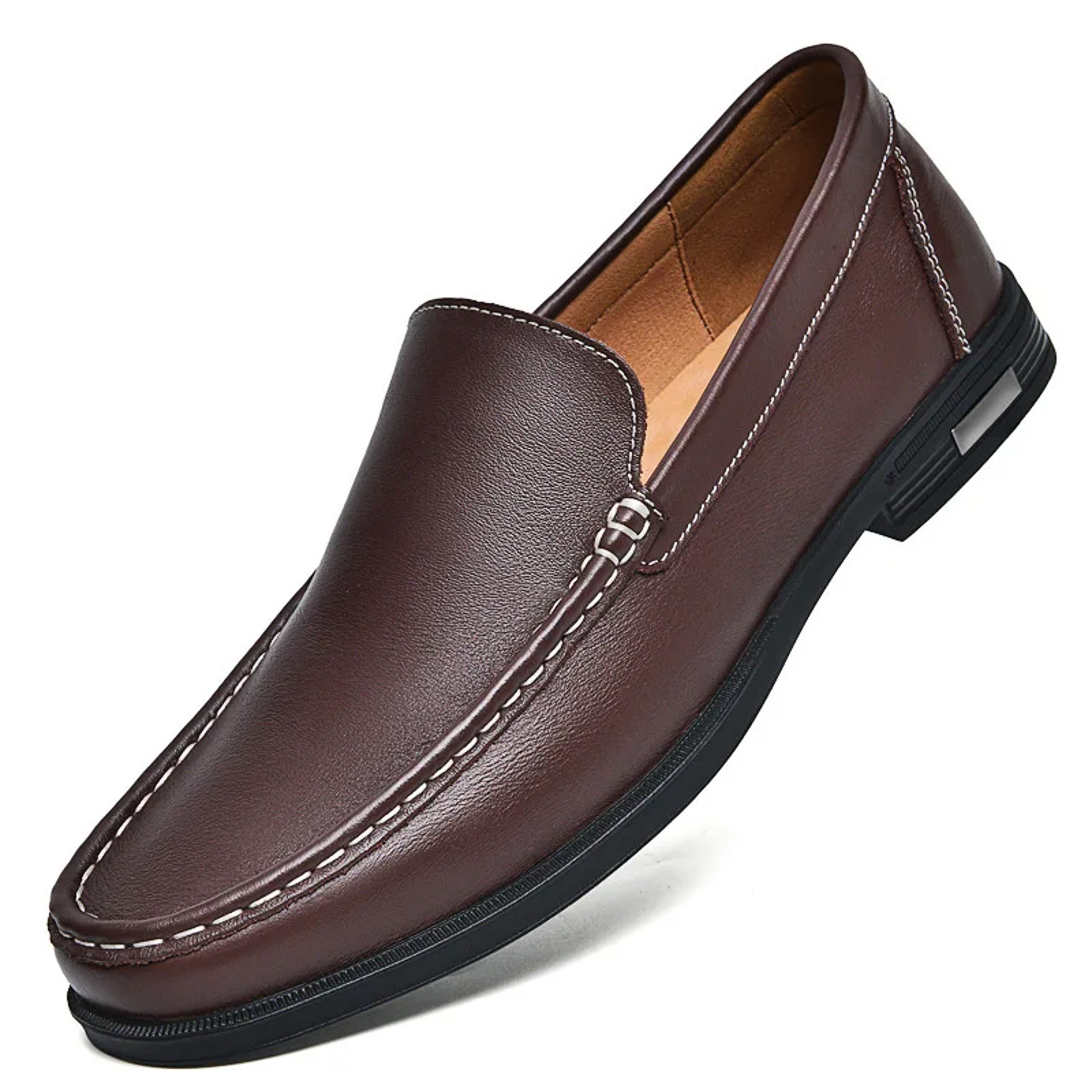 Men's Genuine Leather Loafers, Casual Moccasins, Business Dress Shoes, Slip-on Driving Shoes, Big Size Shoes for Men – view 14