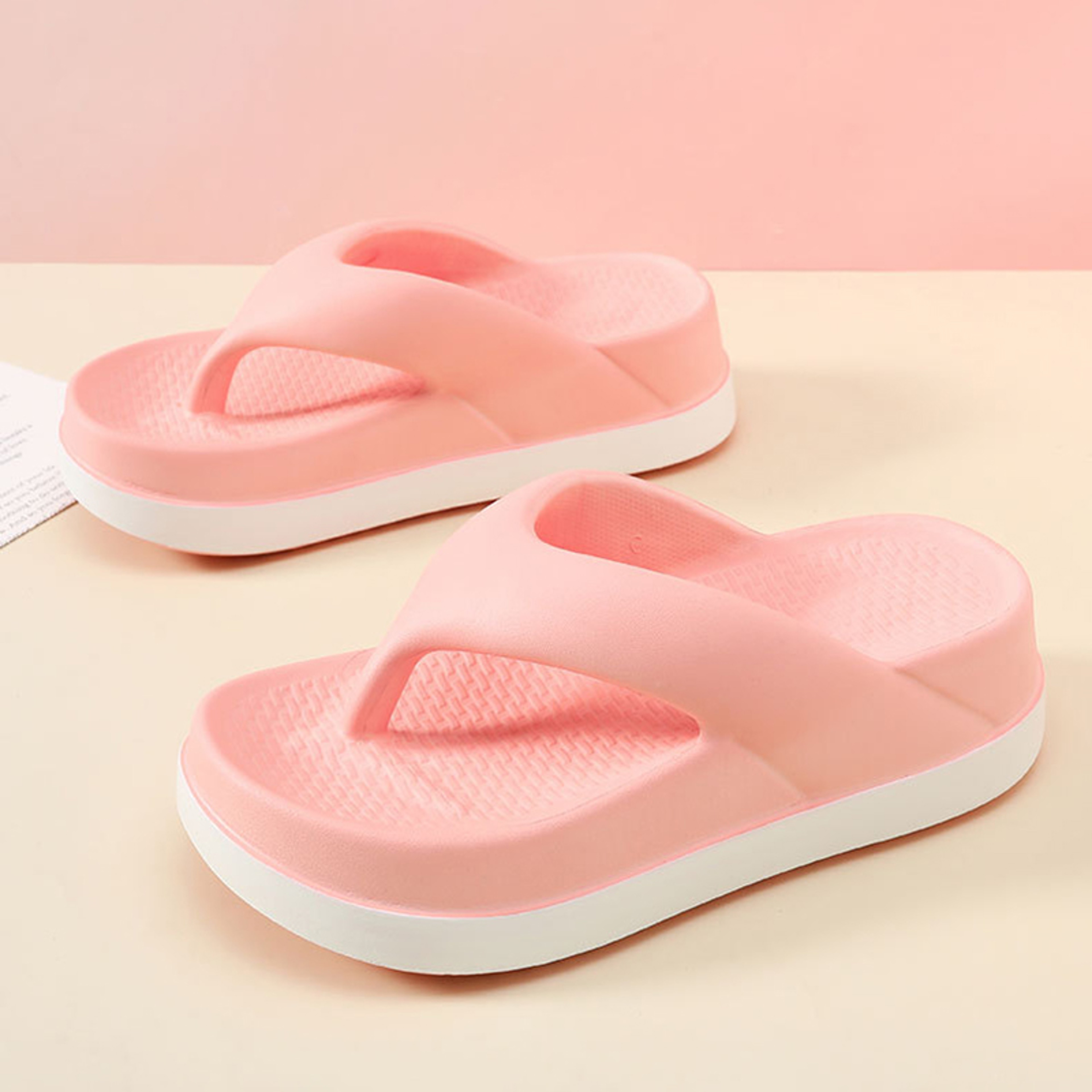 Womens Summer Flip Flops, Casual Beach Slippers, Breathable Fashion Flip Flops, Anti Slips Outdoor Sandals – view 11