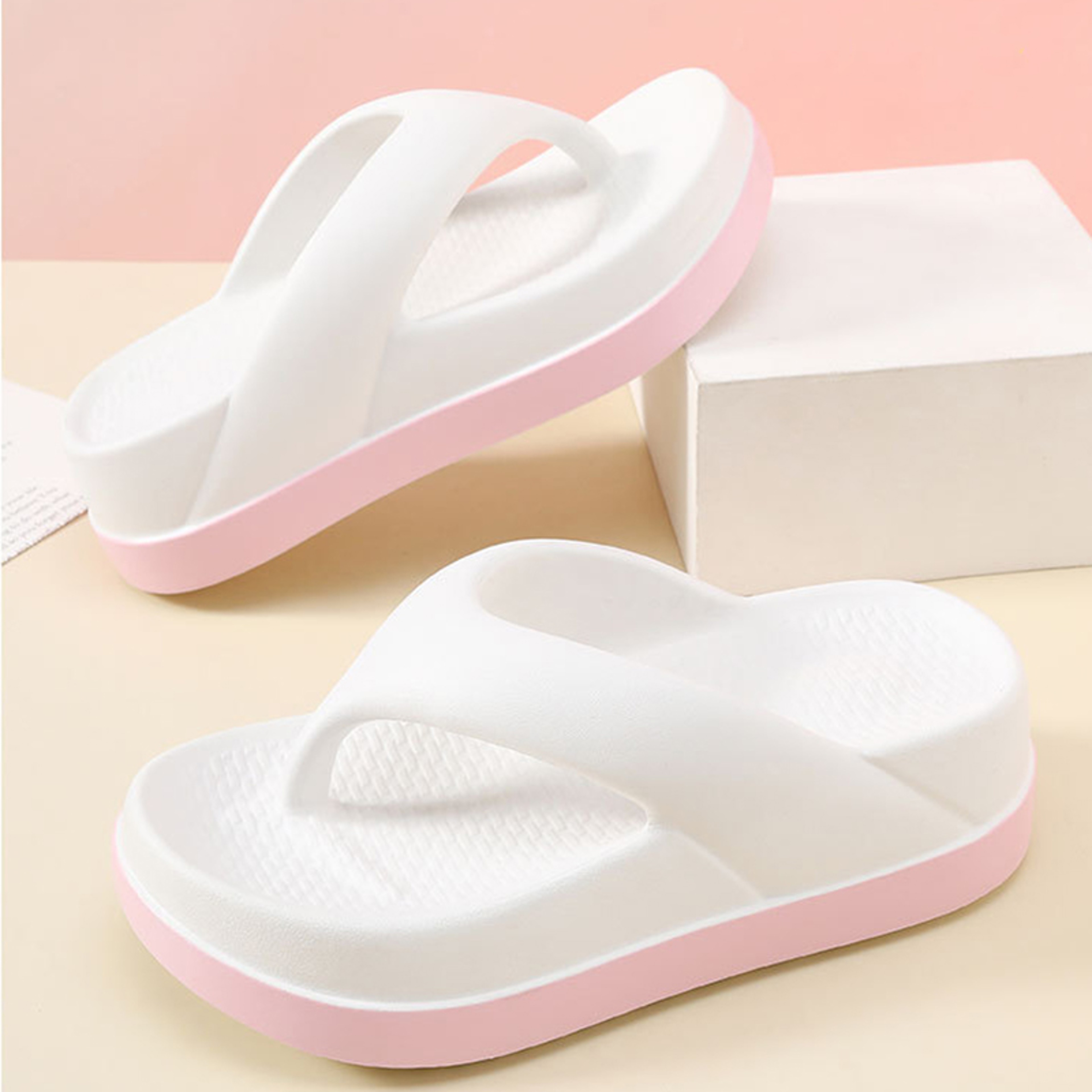 Womens Summer Flip Flops, Casual Beach Slippers, Breathable Fashion Flip Flops, Anti Slips Outdoor Sandals – view 9
