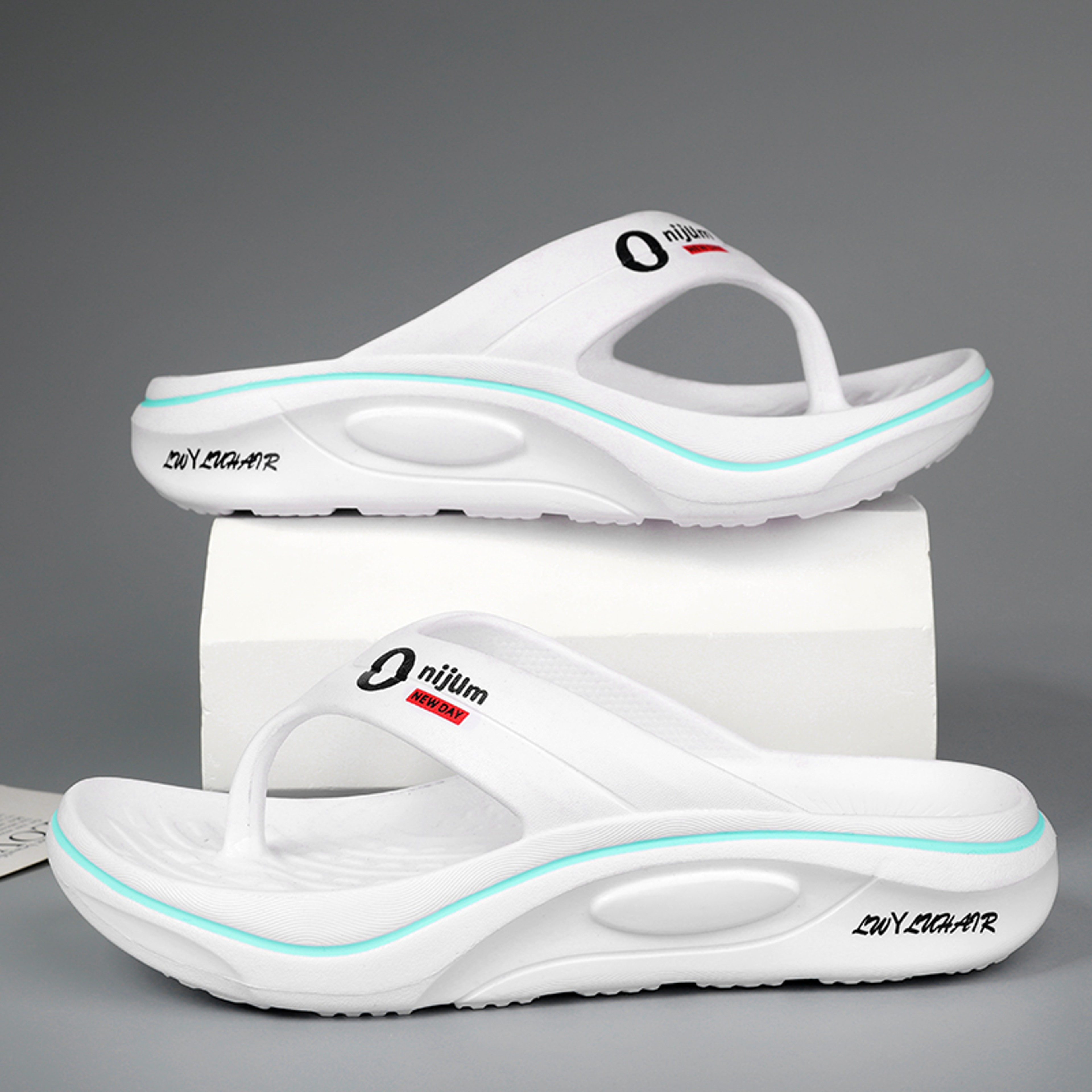 Outdoor Men's Slippers Flip Flops, Comfortable Soft Slides, Casual Shoes, Indoor Beach Sandals, Home Slippers for Men – view 7