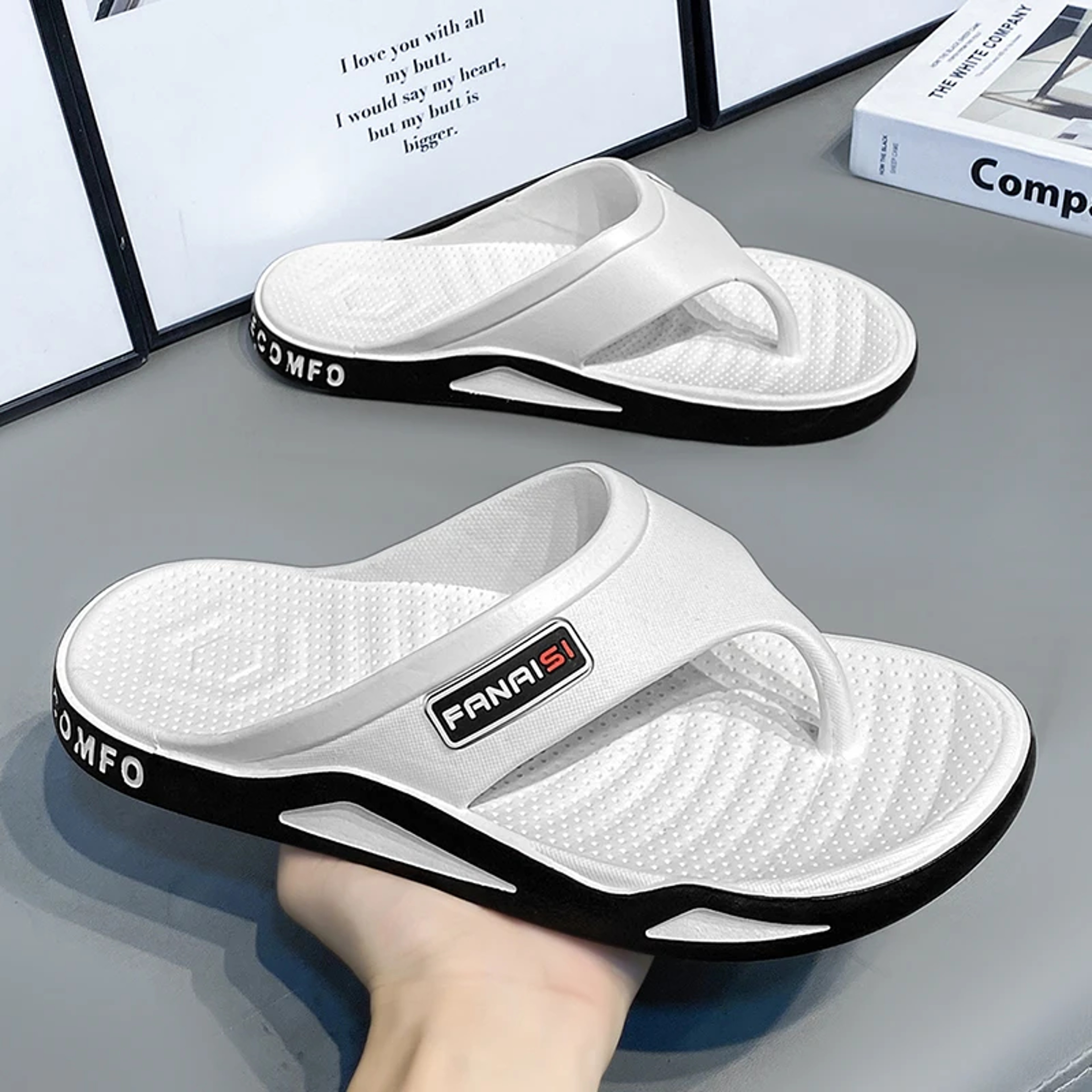 Mens Summer Flipflops Casual Outdoor Beach Sandals Comfortable Fashion Shoes Trendy Home Flip Flops 0