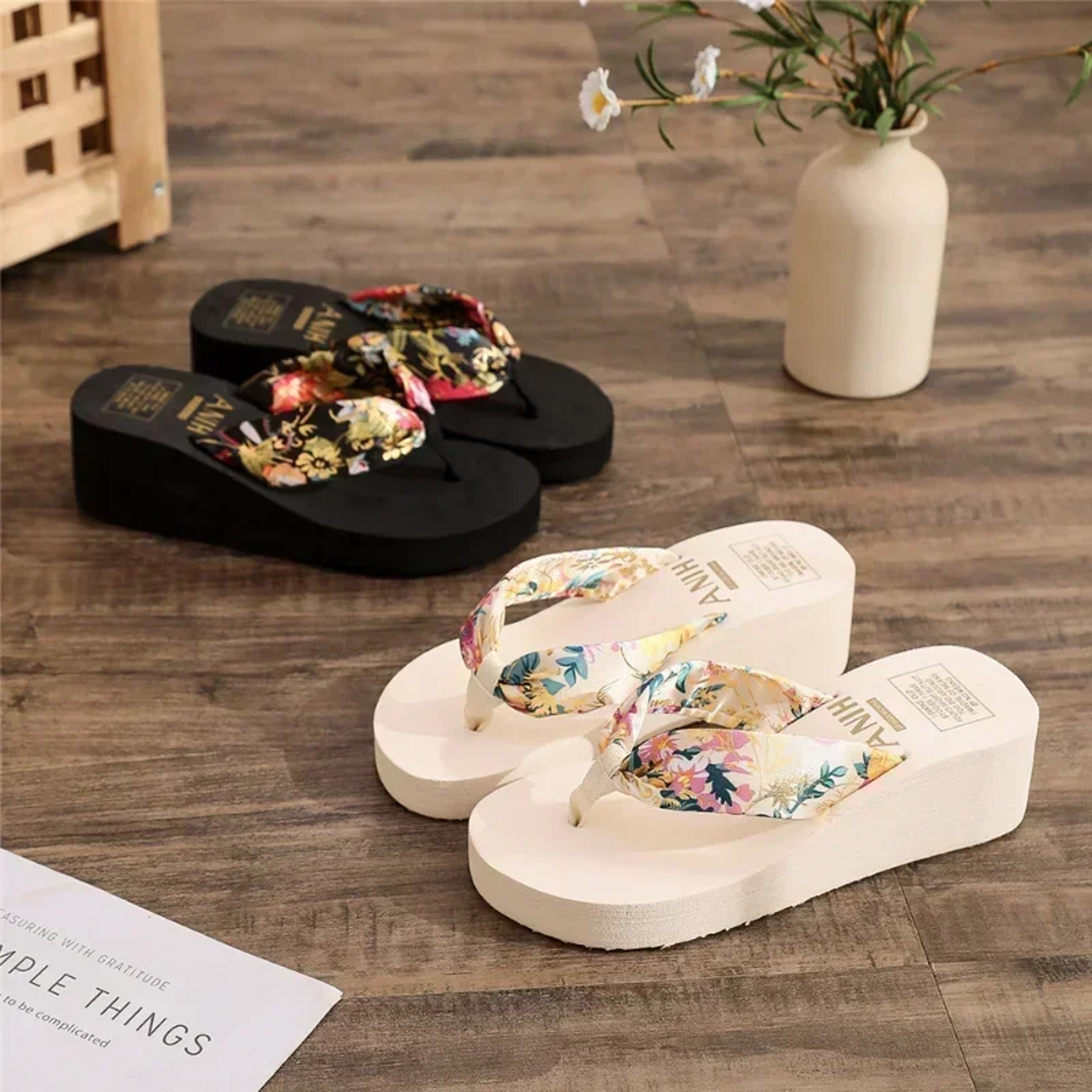 Summer Women Shoes, Casual Flip Flops, Fashion Wedges Sandals, Platform Slippers for Beach – view 3