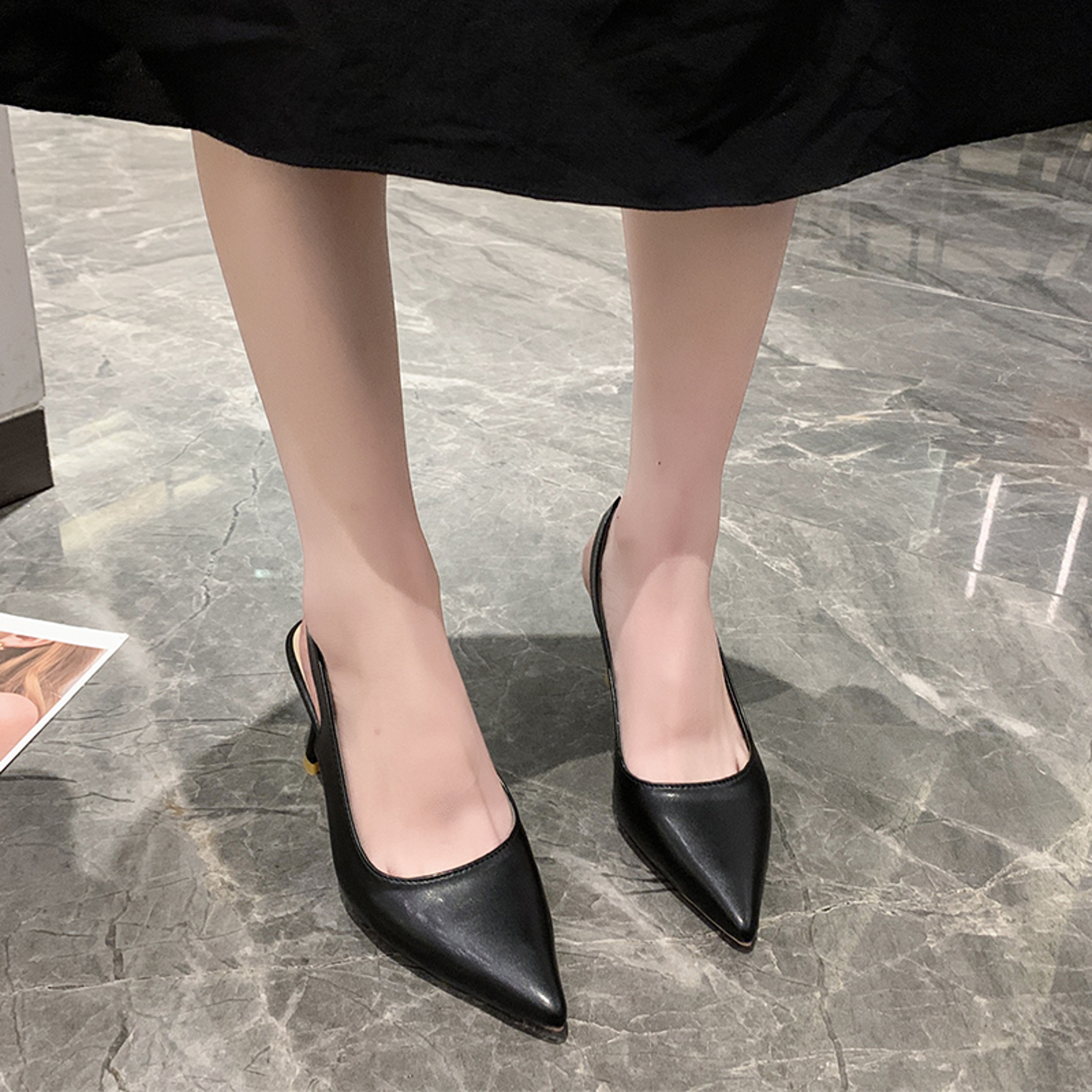 New Sexy Elegant Pointed Toe Stiletto Sandals, Summer Casual Fashion Banquet Comfortable High Heels Womens Shoes – view 3