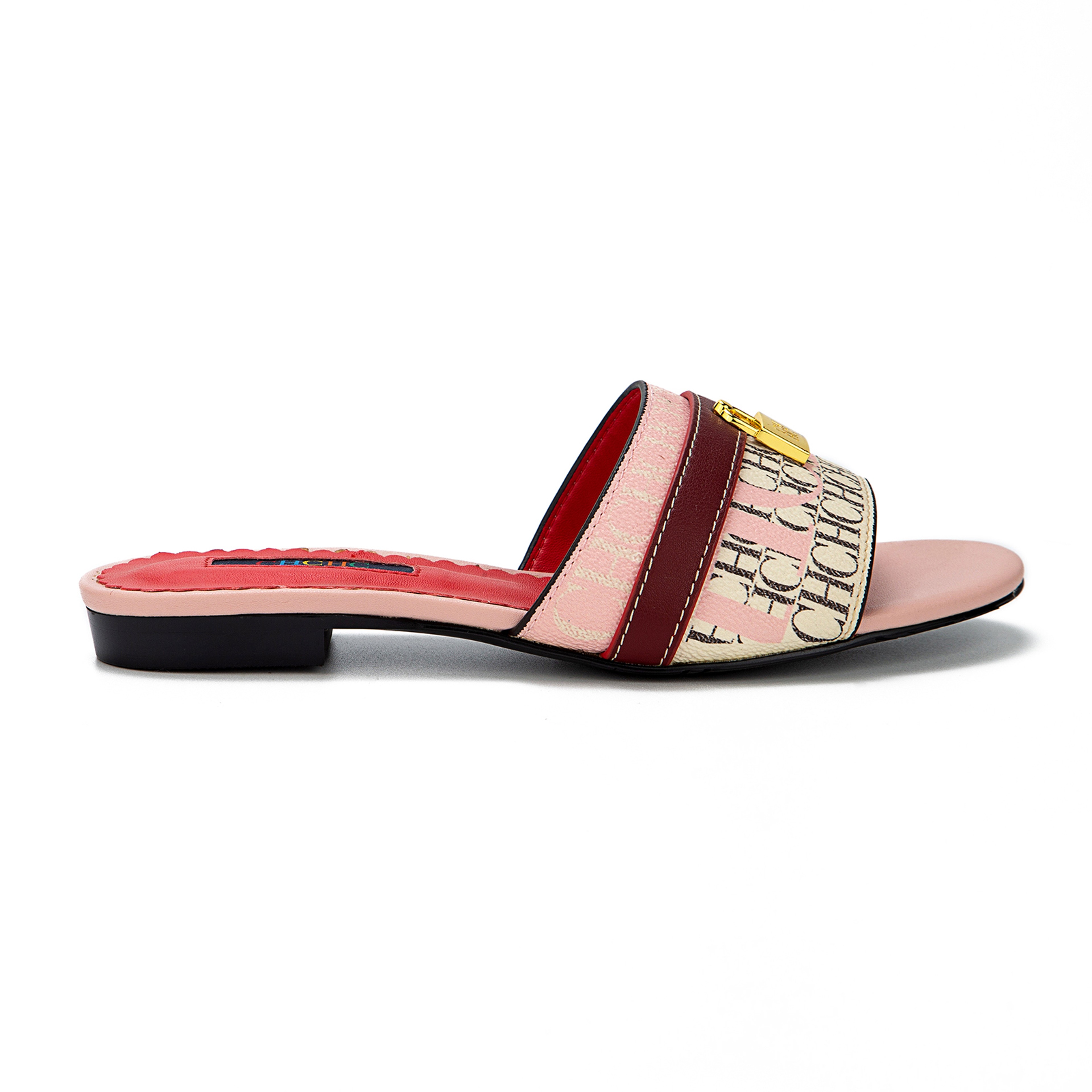 Fabric High Heel Sandals Outdoor Fashion Womens Slippers New Brand Business Commuter Womens Shoes B