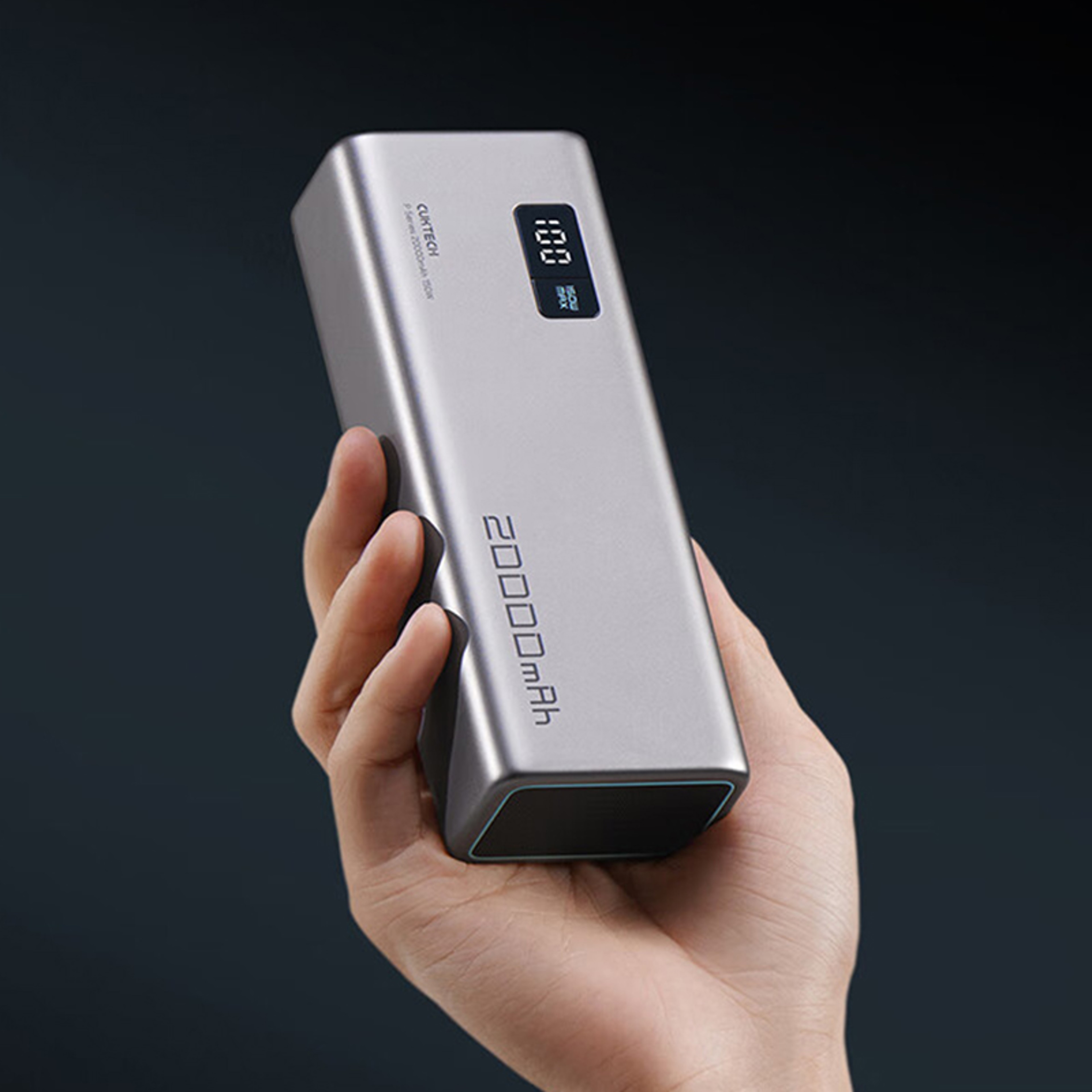 Portable Screen Display Power Bank Port Output Power Bank For Smartphones  Laptops 0